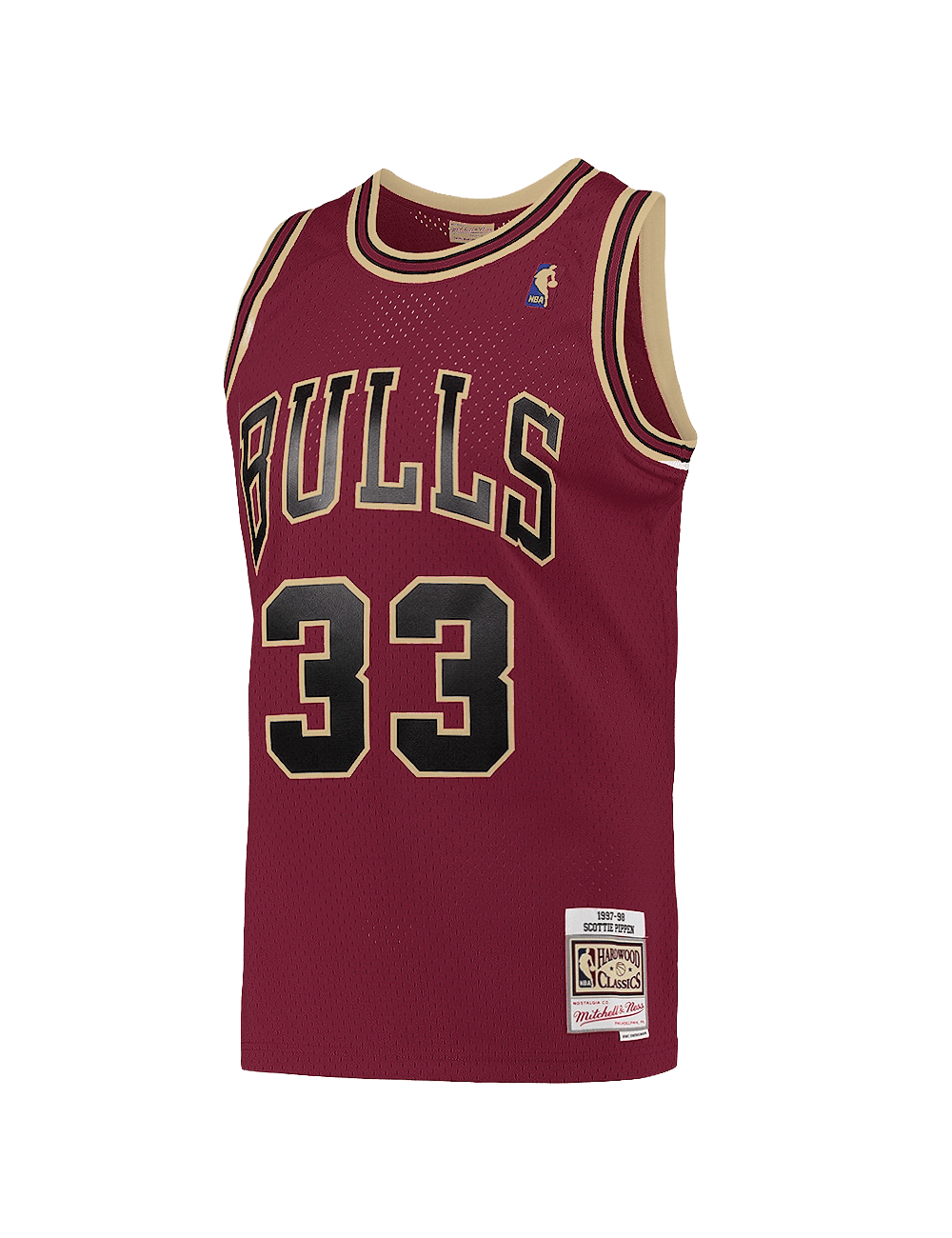 Mitchell And Ness Jerseys Scottie Pippen Chicago Bulls Mitchell & Ness NBA HWC Fashion Swingman Jersey - Burgundy