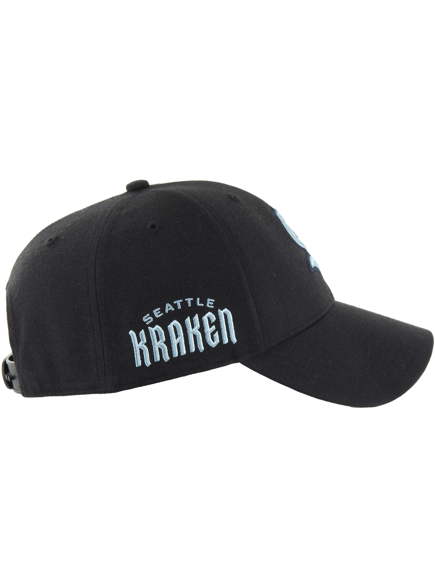47 Brand Caps Seattle Kraken '47 NHL Wordmark Hit MVP Snapback Hat - Black