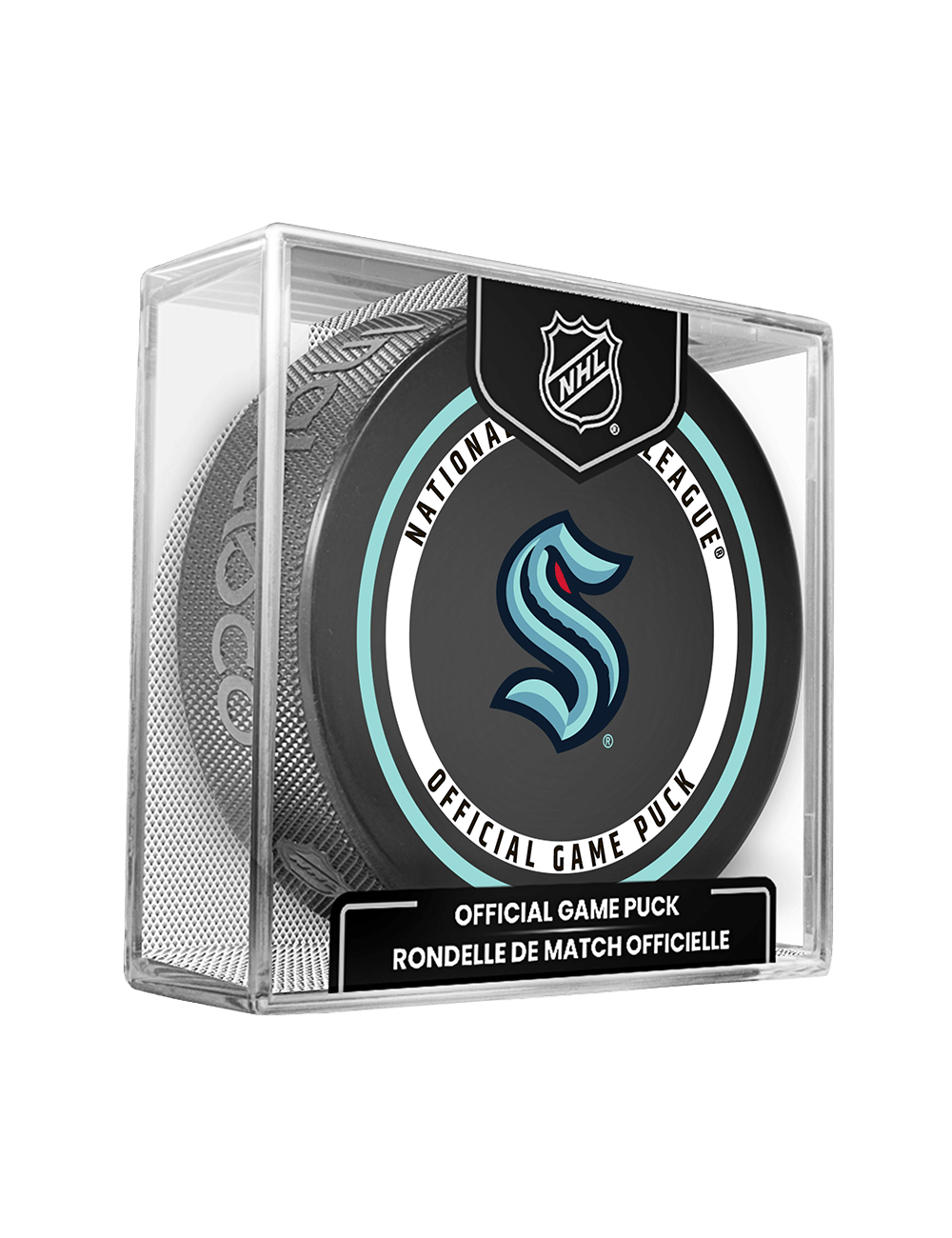 Inglasco Pucks Seattle Kraken Inglasco NHL 26-27 Official Game Puck In Cube