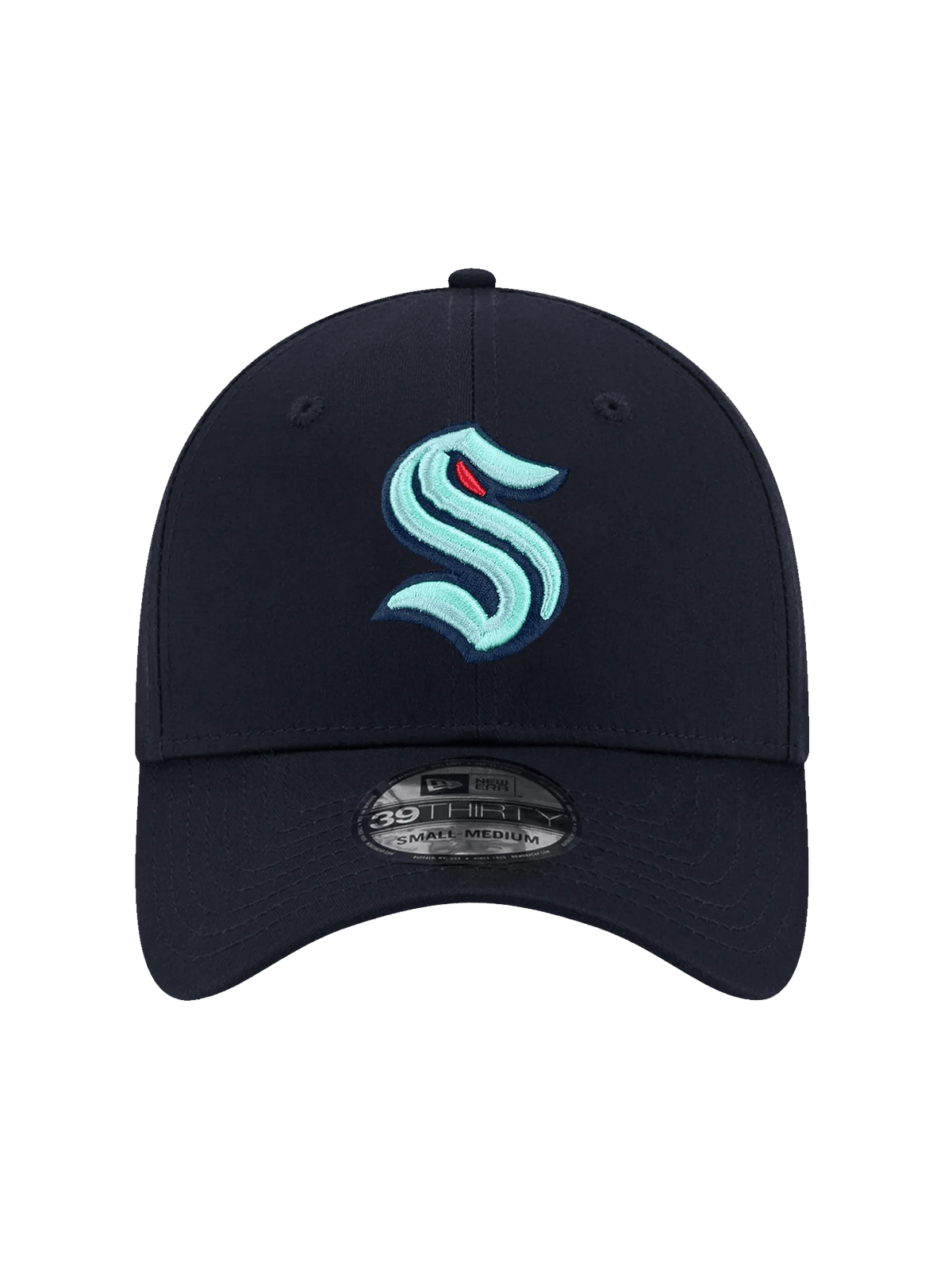 New Era Caps Seattle Kraken New Era NHL Team 39THIRTY Stretch-Fit Hat - Navy