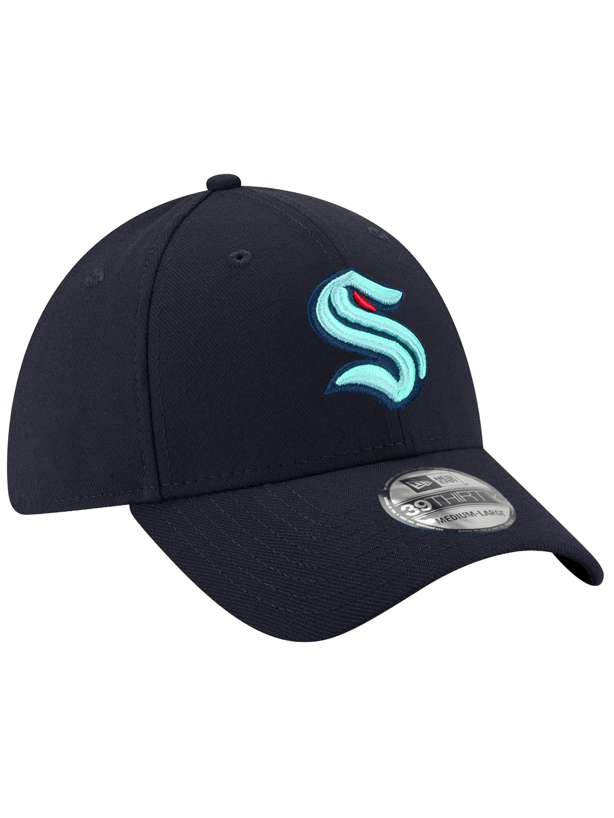 New Era Caps Seattle Kraken New Era NHL Team 39THIRTY Stretch-Fit Hat - Navy