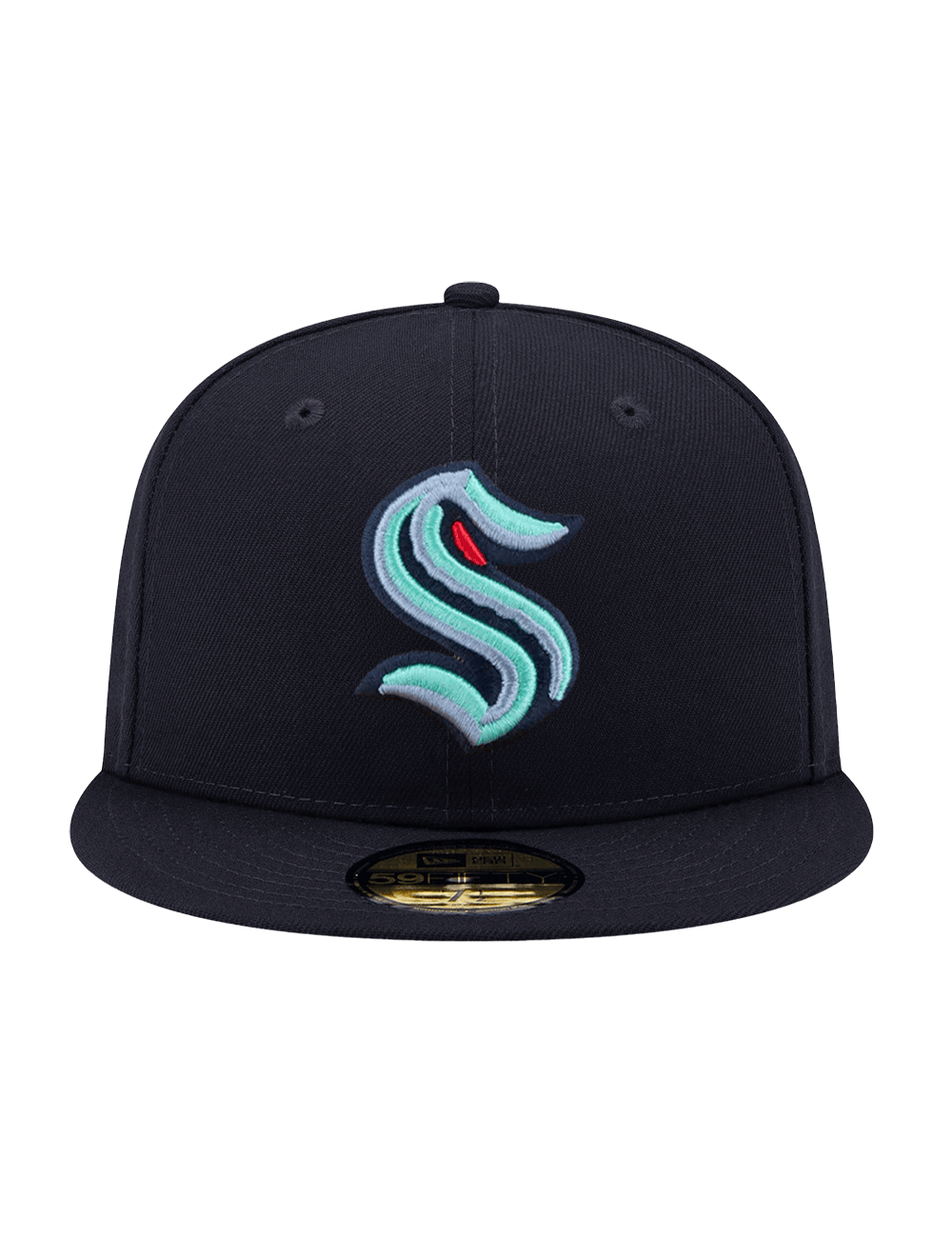 New Era Caps Seattle Kraken New Era NHL Team 59FIFTY Fitted Hat - Navy