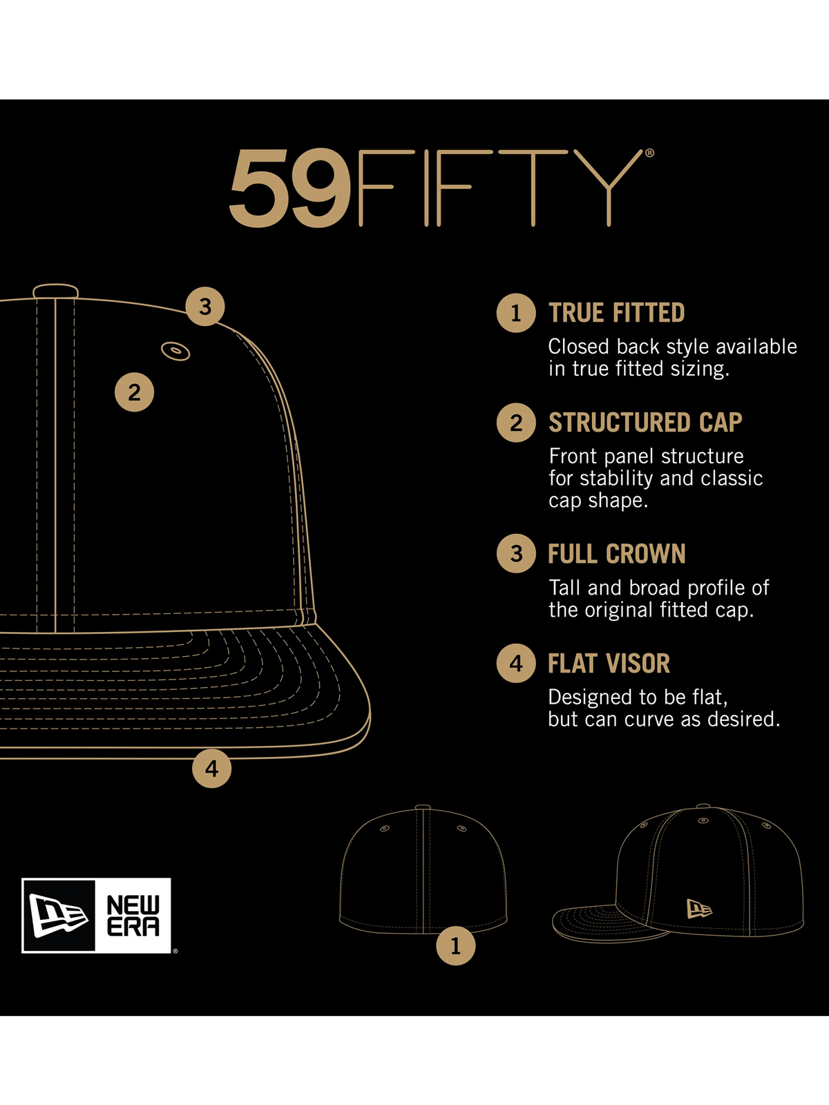New Era Caps Seattle Kraken New Era NHL Team 59FIFTY Fitted Hat - Navy