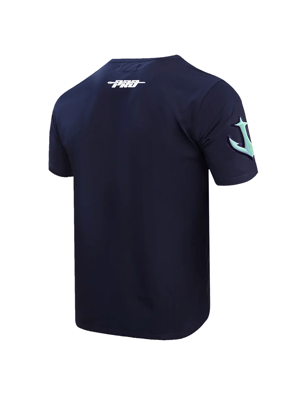 Pro Standard T-Shirts Seattle Kraken Pro Standard NHL Classic Chenille Flex T-Shirt - Navy