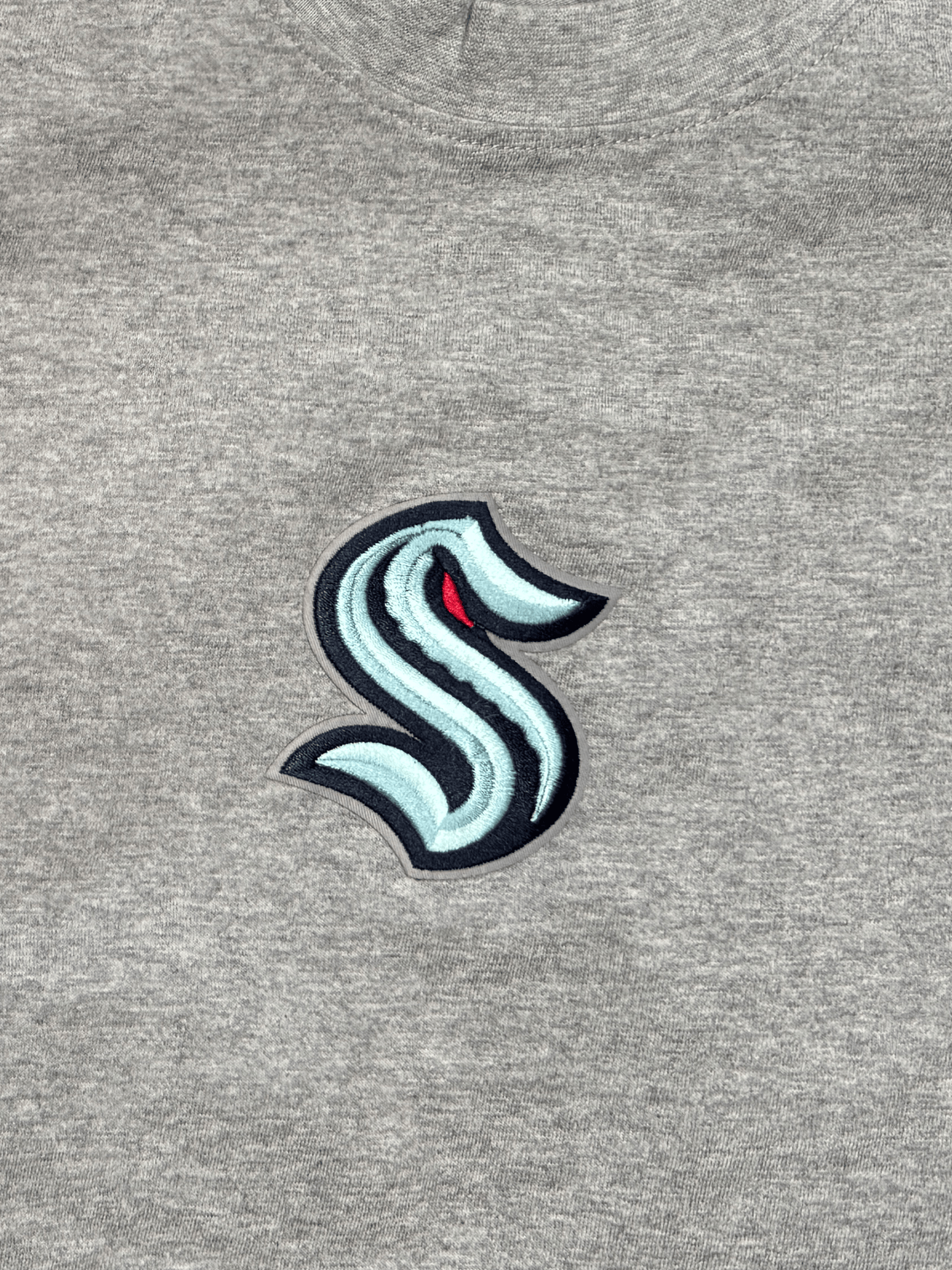 Pro Standard T-Shirts Seattle Kraken Pro Standard NHL Team Icon Flex T-Shirt - Heather Grey