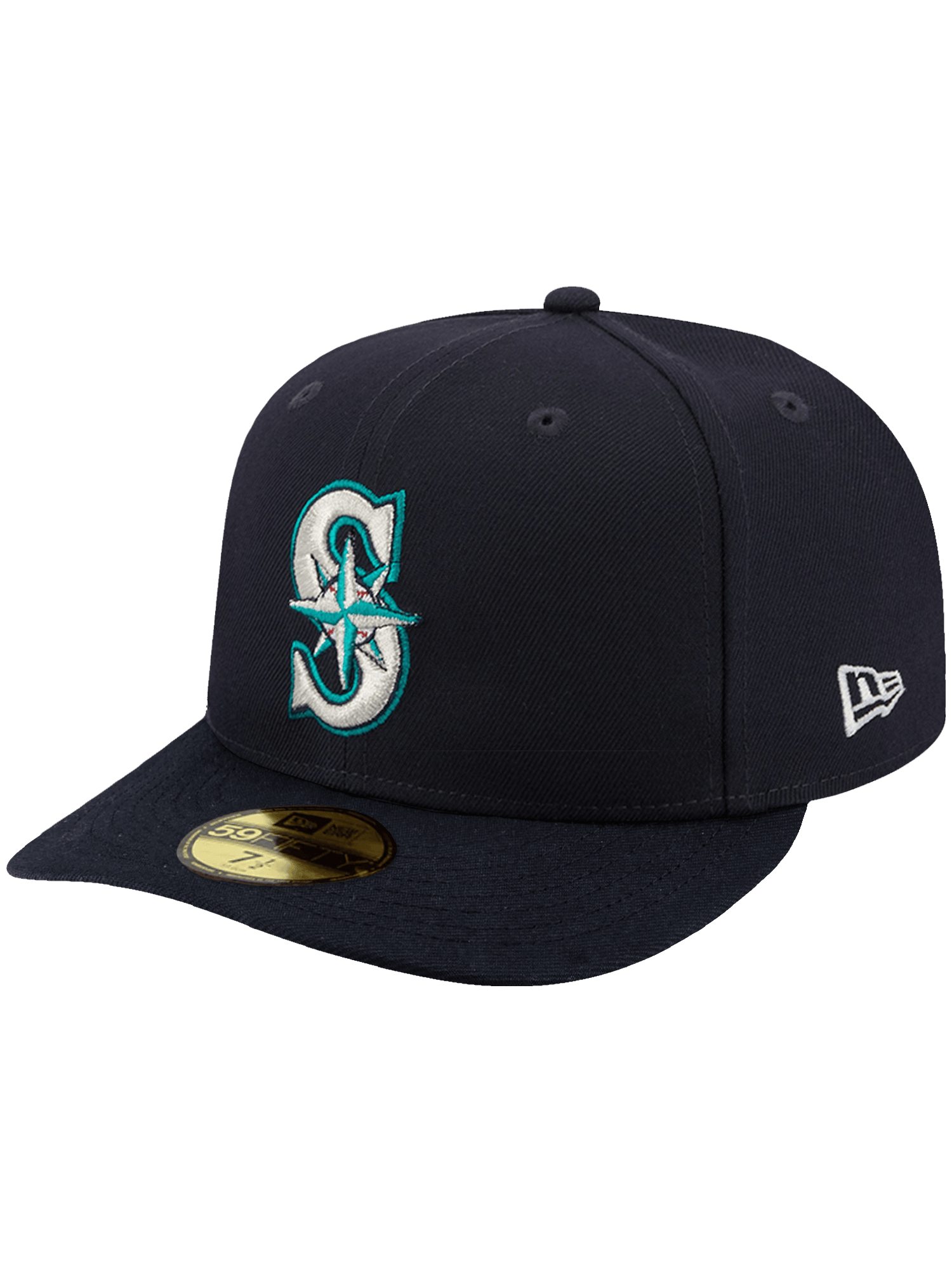 New Era Caps Seattle Mariners New Era MLB AC On-Field Game 59FIFTY Pre-Curved Fitted Hat - Navy