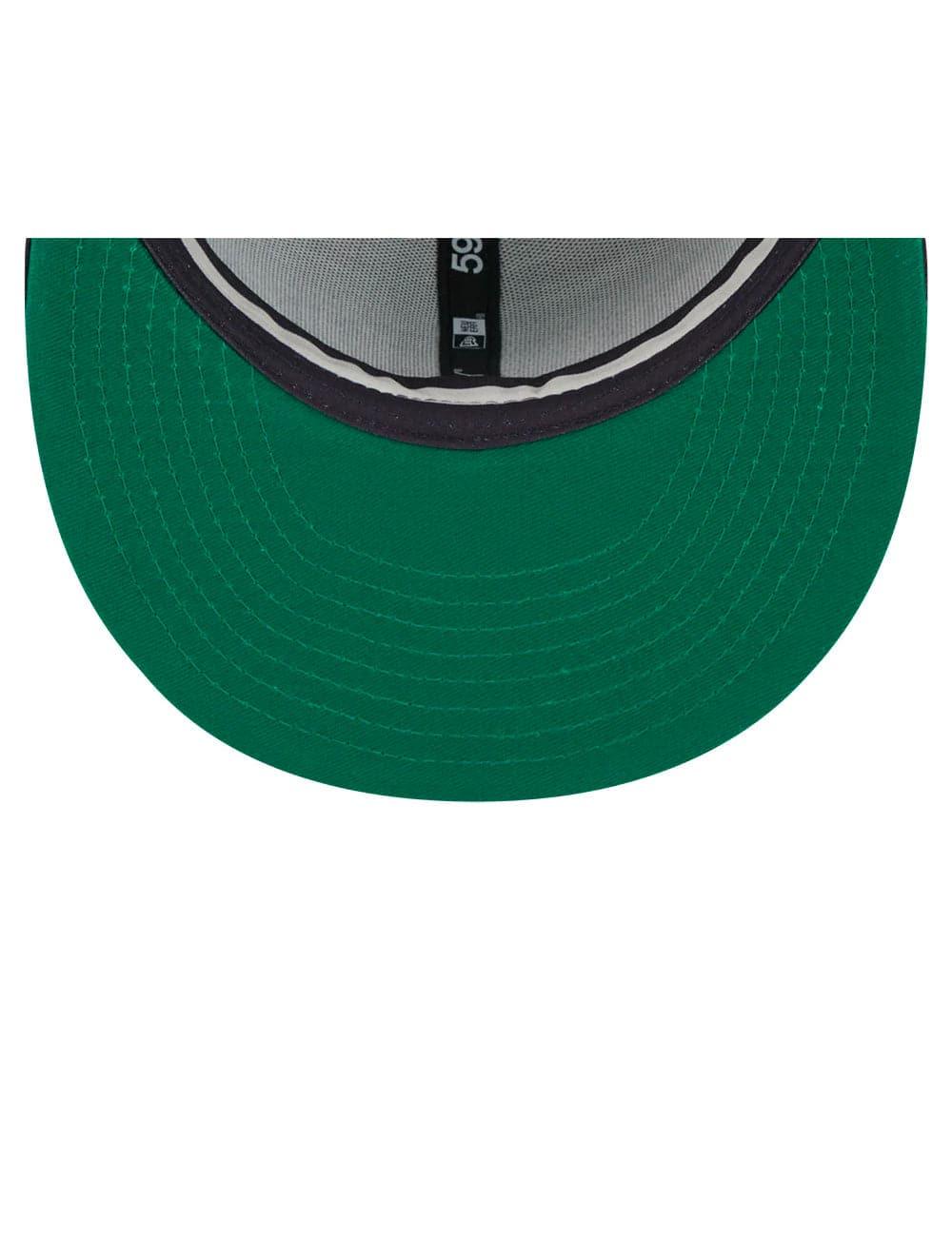 New Era Caps Seattle Mariners New Era MLB Retro Script 59FIFTY Fitted Hat - Green