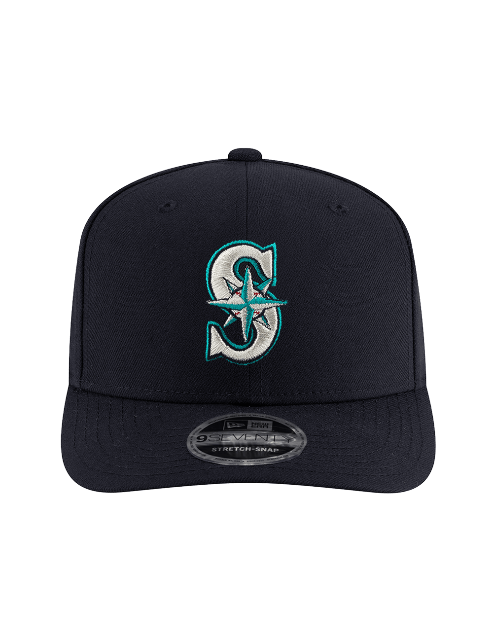 New Era Caps OSFA Seattle Mariners New Era MLB Team 9SEVENTY Stretch Snapback Hat - Navy