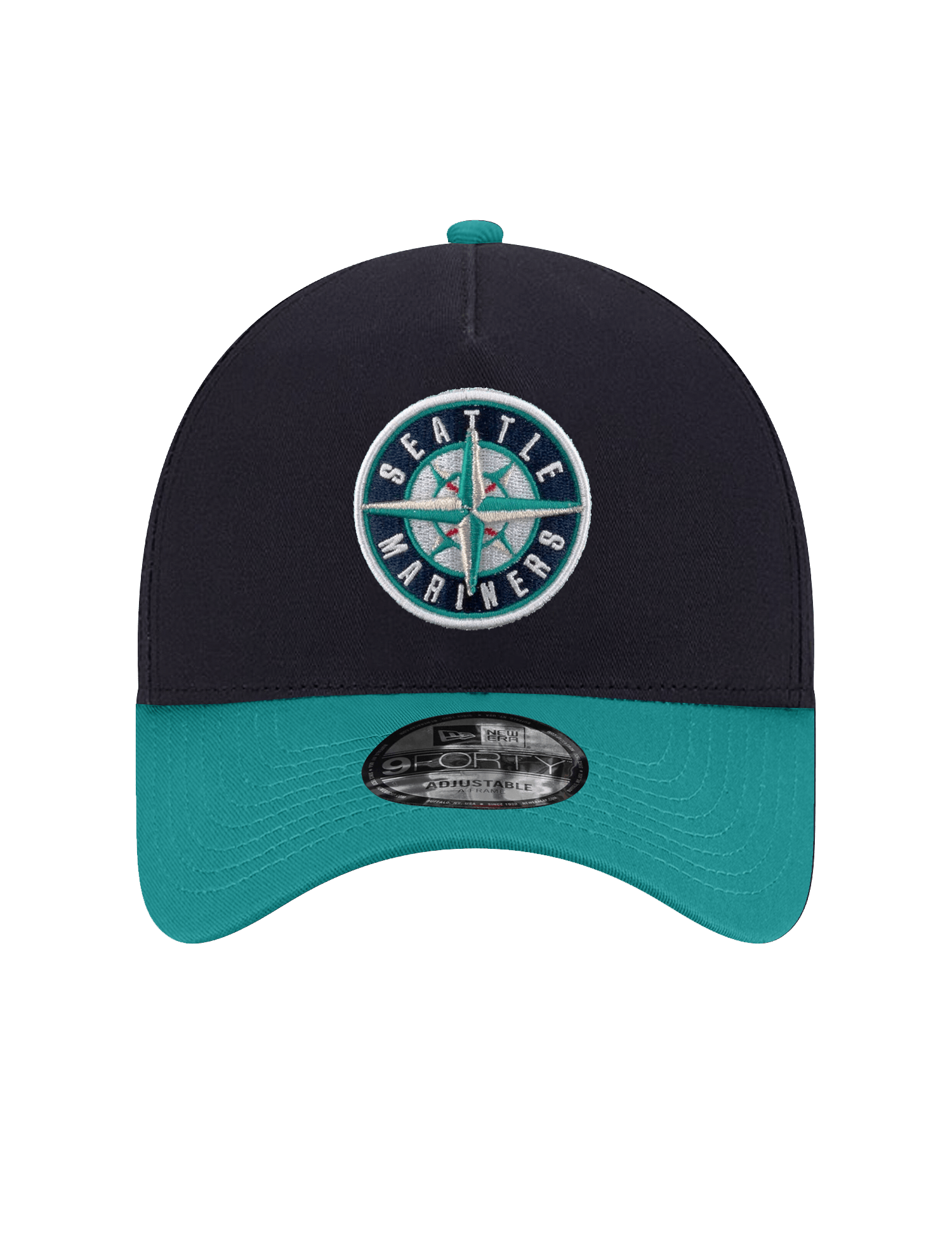 New Era Caps Seattle Mariners New Era MLB Team Alt 9FORTY A-Frame Snapback Hat - Navy
