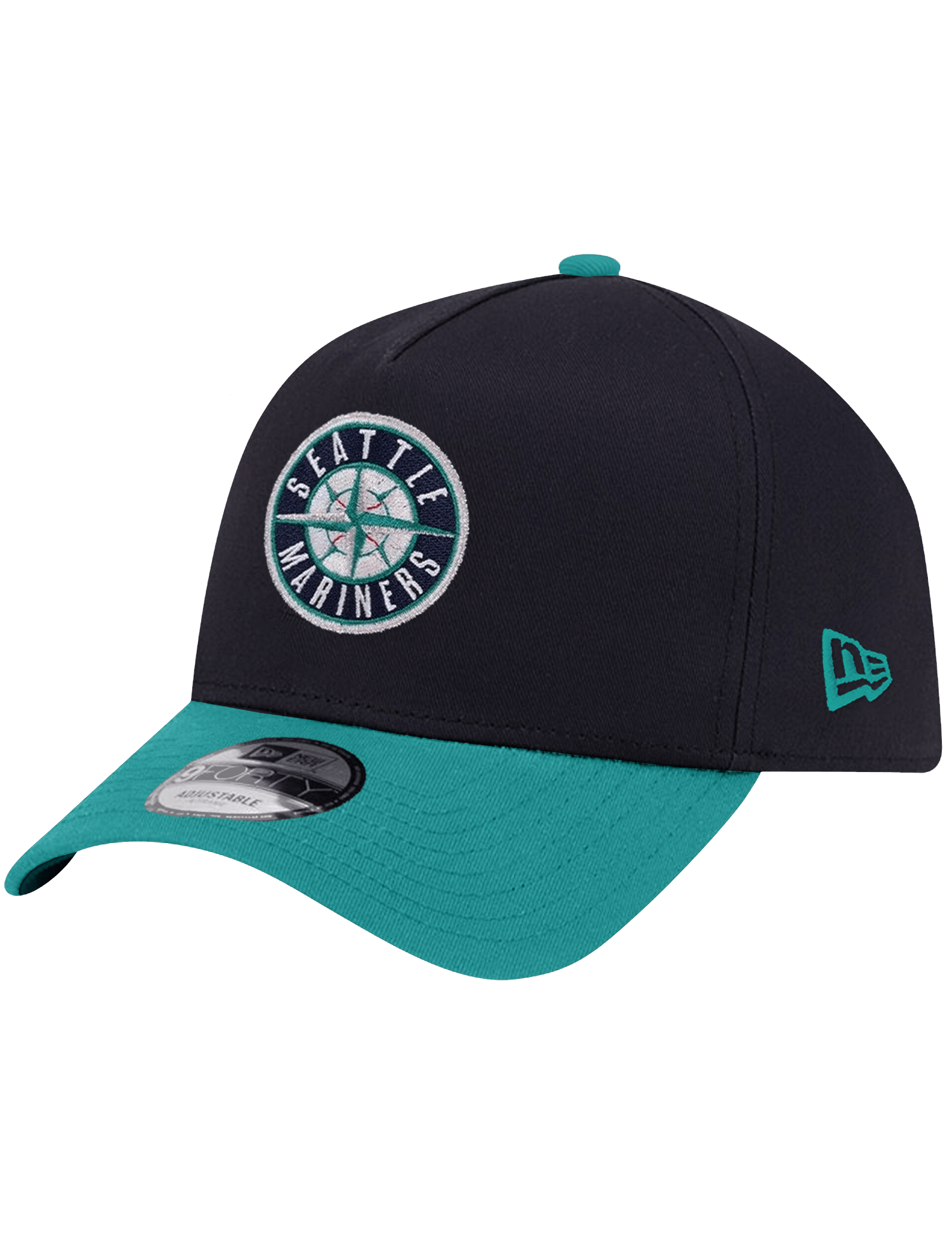 New Era Caps Seattle Mariners New Era MLB Team Alt 9FORTY A-Frame Snapback Hat - Navy