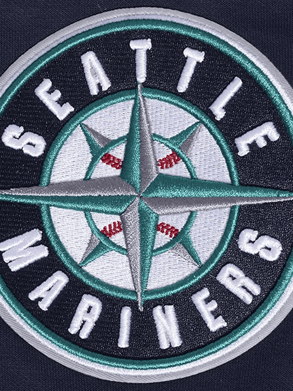 Pro Standard T-Shirts Seattle Mariners Pro Standard MLB Team Classic Chenille Flex T-Shirt - Navy