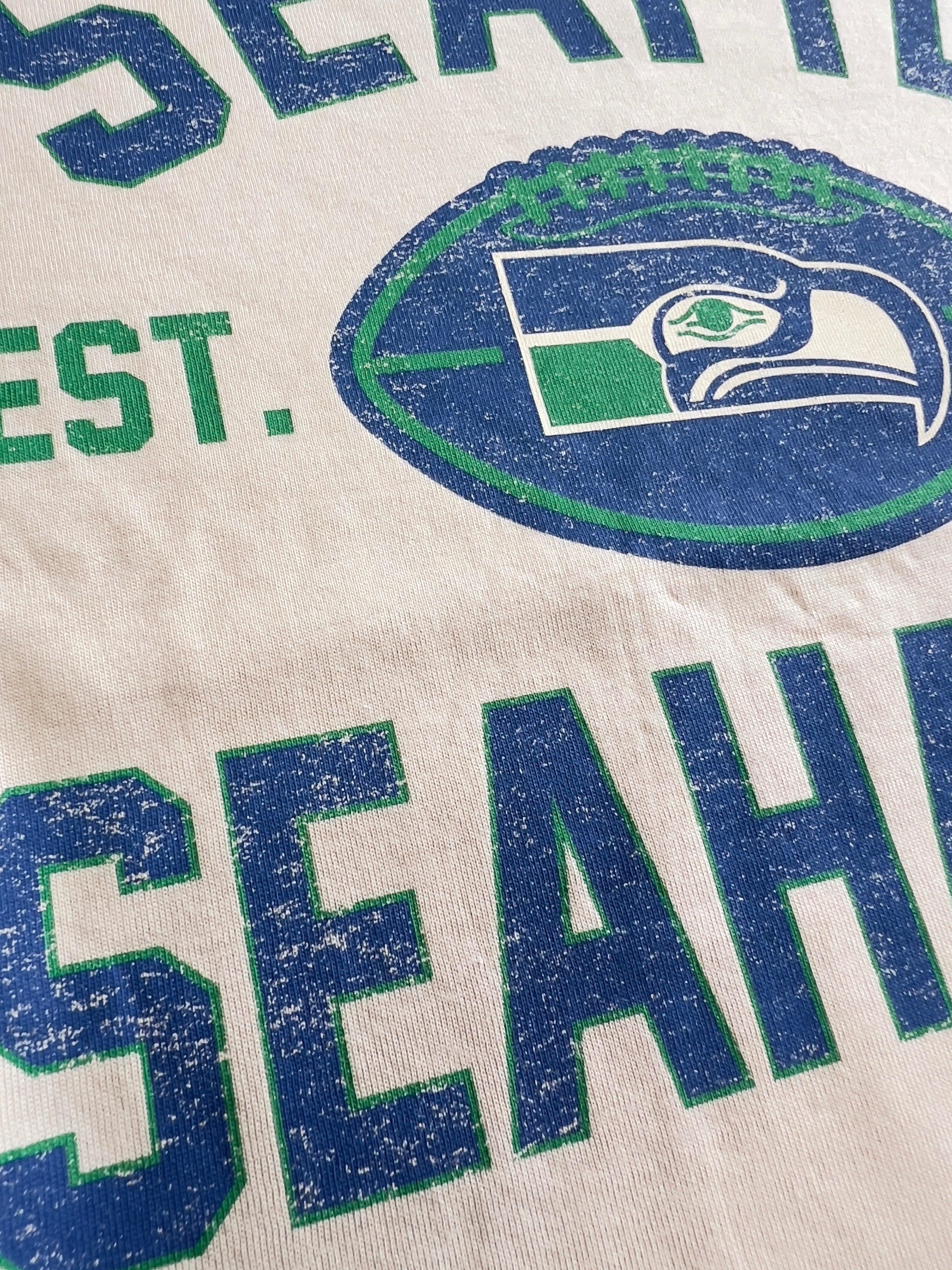 New Era T-Shirts Seattle Seahawks New Era NFL 24 Sideline Historic T-Shirt - Stone