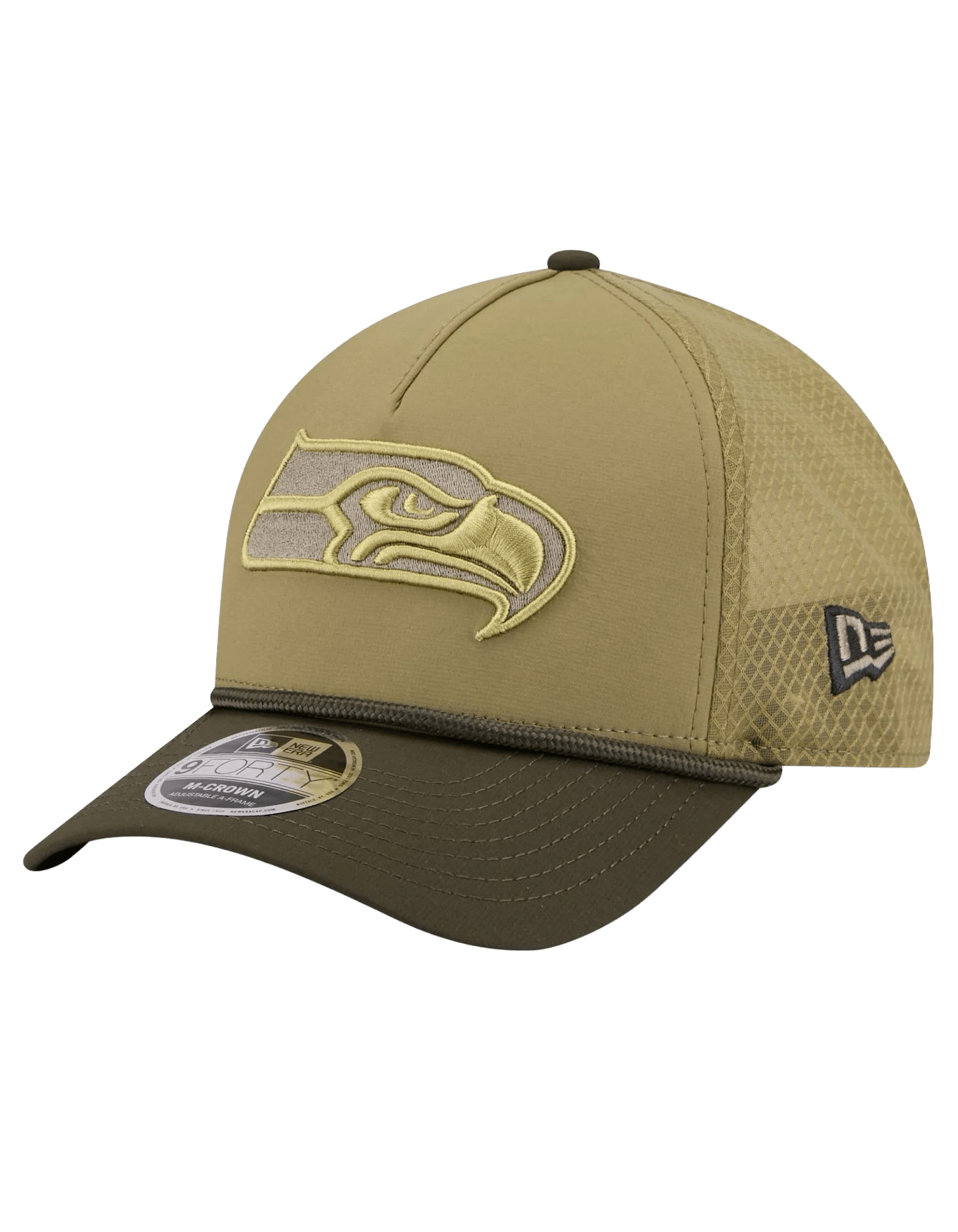 New Era Caps Seattle Seahawks New Era NFL 25 Salute To Service 9FORTY M-Crown Snapback Hat