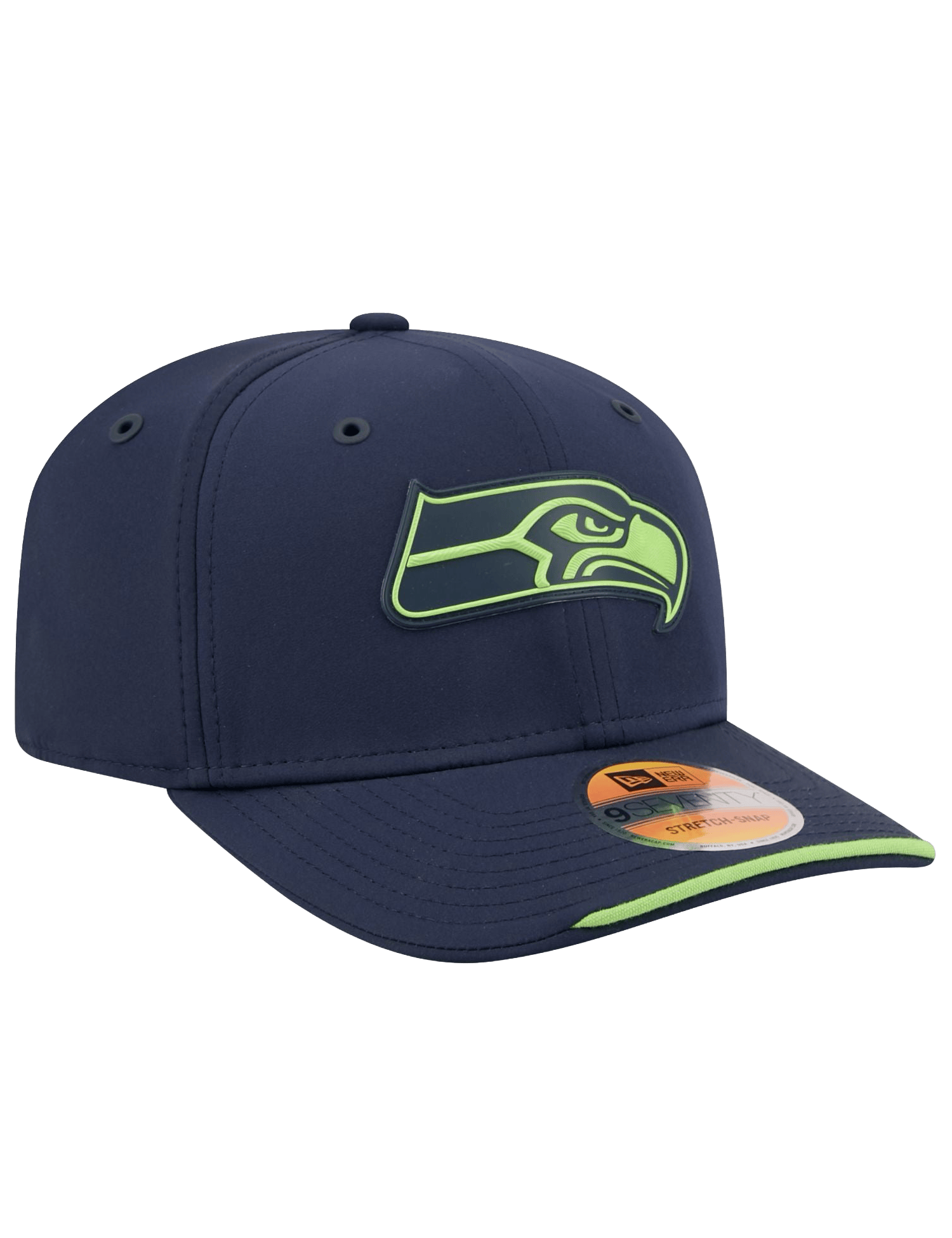 New Era Caps OSFM Seattle Seahawks New Era NFL 26 Sideline 9SEVENTY Stretch-Snapback Hat - Navy