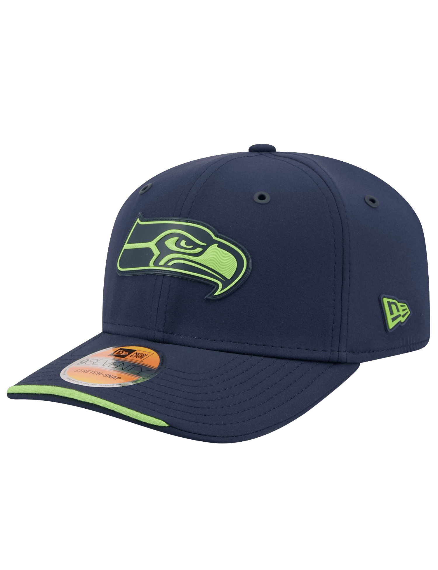 New Era Caps OSFM Seattle Seahawks New Era NFL 26 Sideline 9SEVENTY Stretch-Snapback Hat - Navy