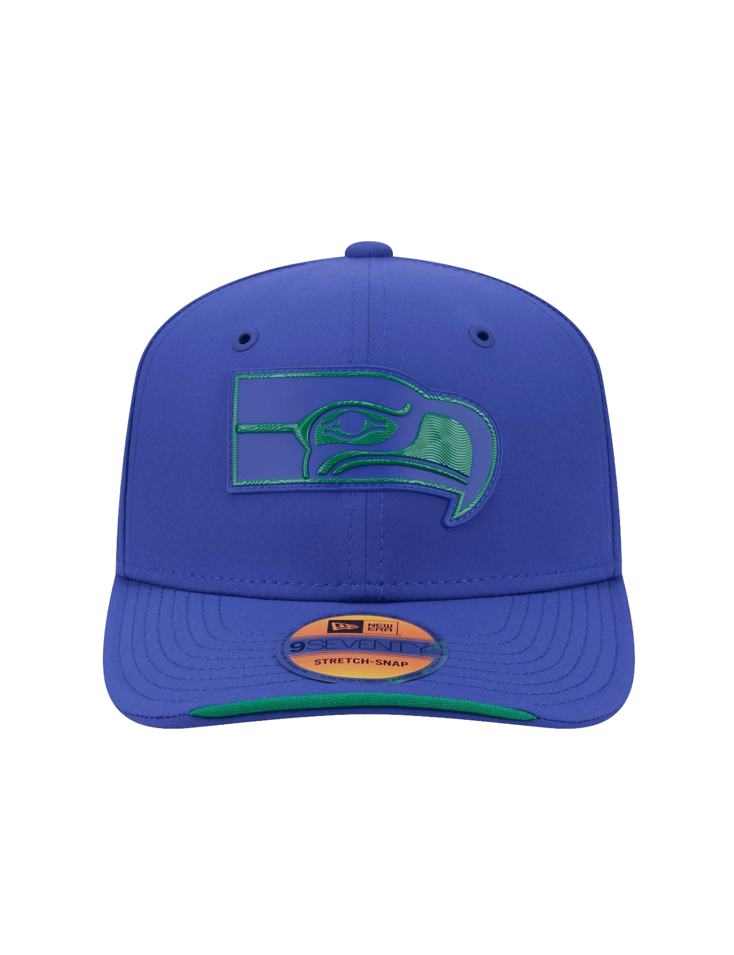 New Era Caps OSFM Seattle Seahawks New Era NFL 26 Sideline Historic 9SEVENTY Stretch-Snapback Hat - Blue