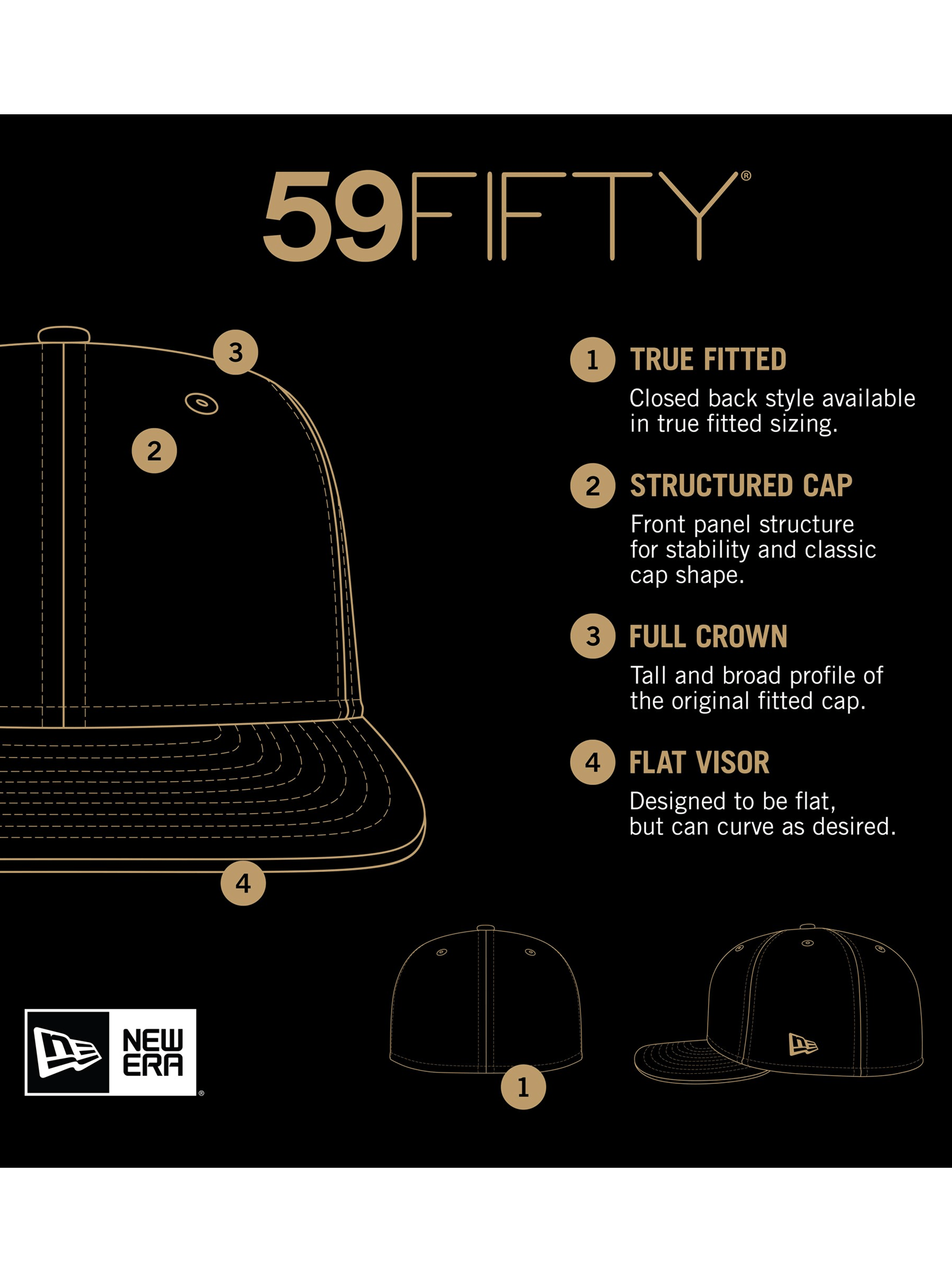 New Era Caps Seattle Seahawks New Era NFL Team 59FIFTY Fitted Hat - Black