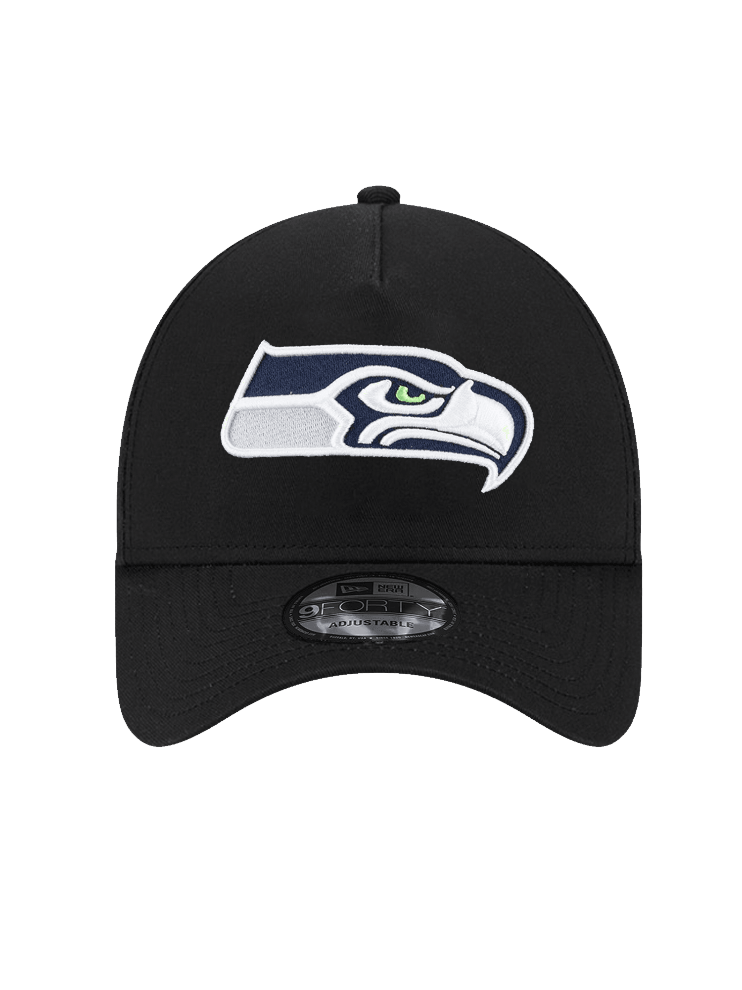 New Era Caps Seattle Seahawks New Era NFL Team 9FORTY A-Frame Snapback Hat - Black