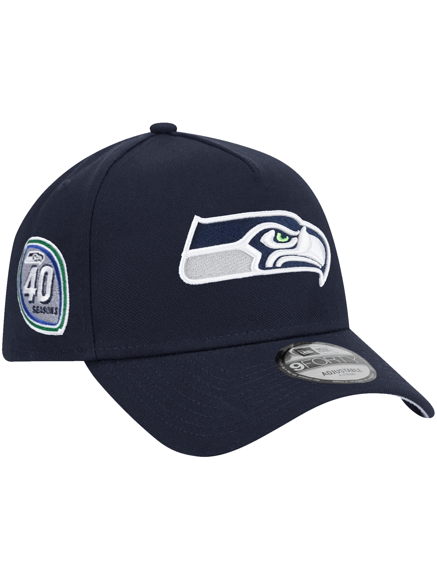 New Era Caps Seattle Seahawks New Era NFL Team 9FORTY A-Frame Snapback Hat - Navy
