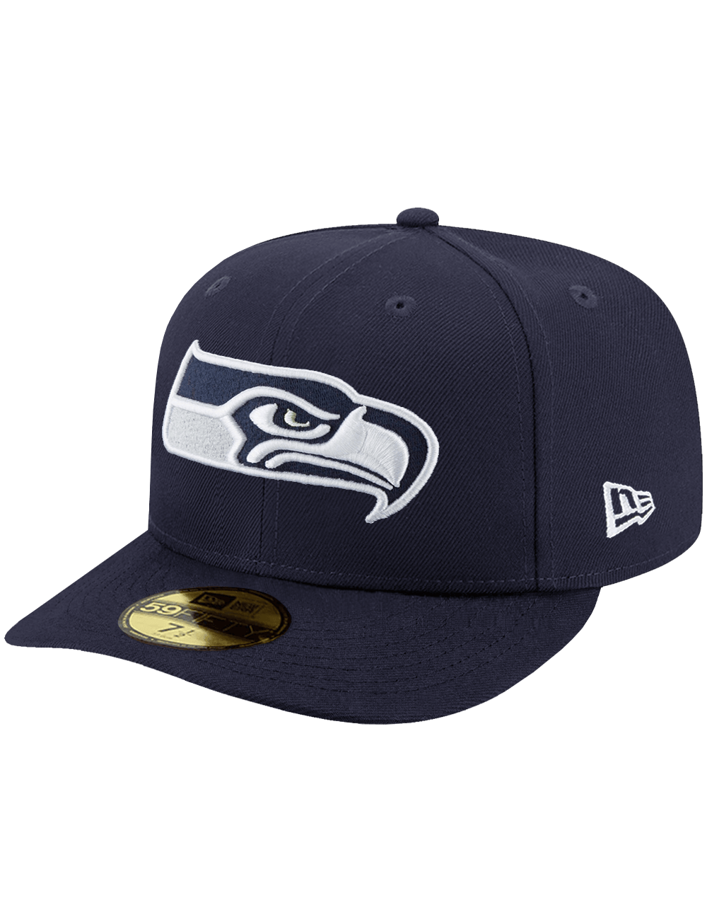 New Era Caps Seattle Seahawks New Era NFL Team Pre-Curved 59FIFTY Fitted Hat - Navy