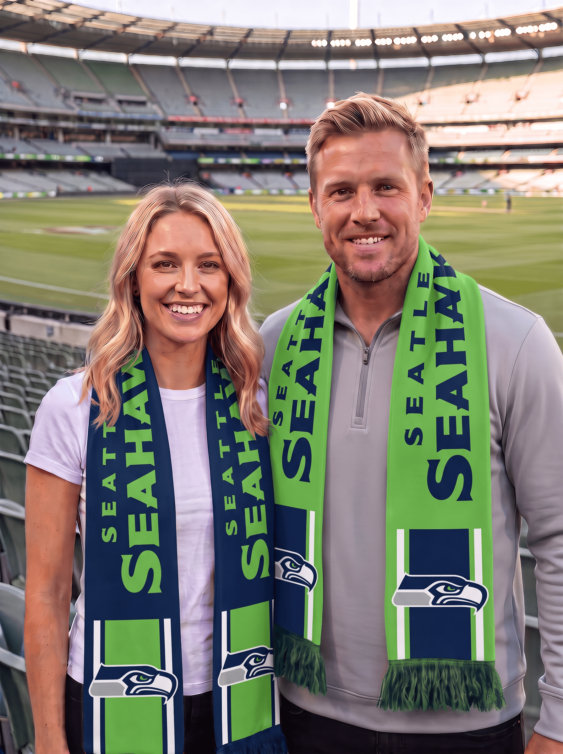 NFL Branded Accessories Unisex Seattle Seahawks NFL Team Issue Unisex Scarf