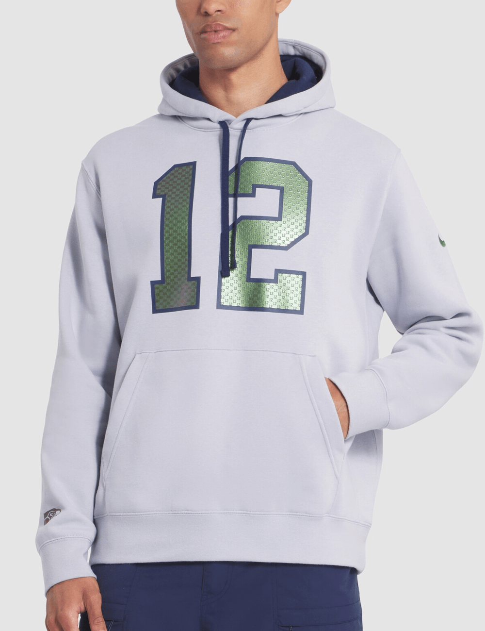 Nike Jumpers Seattle Seahawks Nike NFL Rivalries Fleece Hoodie Jumper - Grey