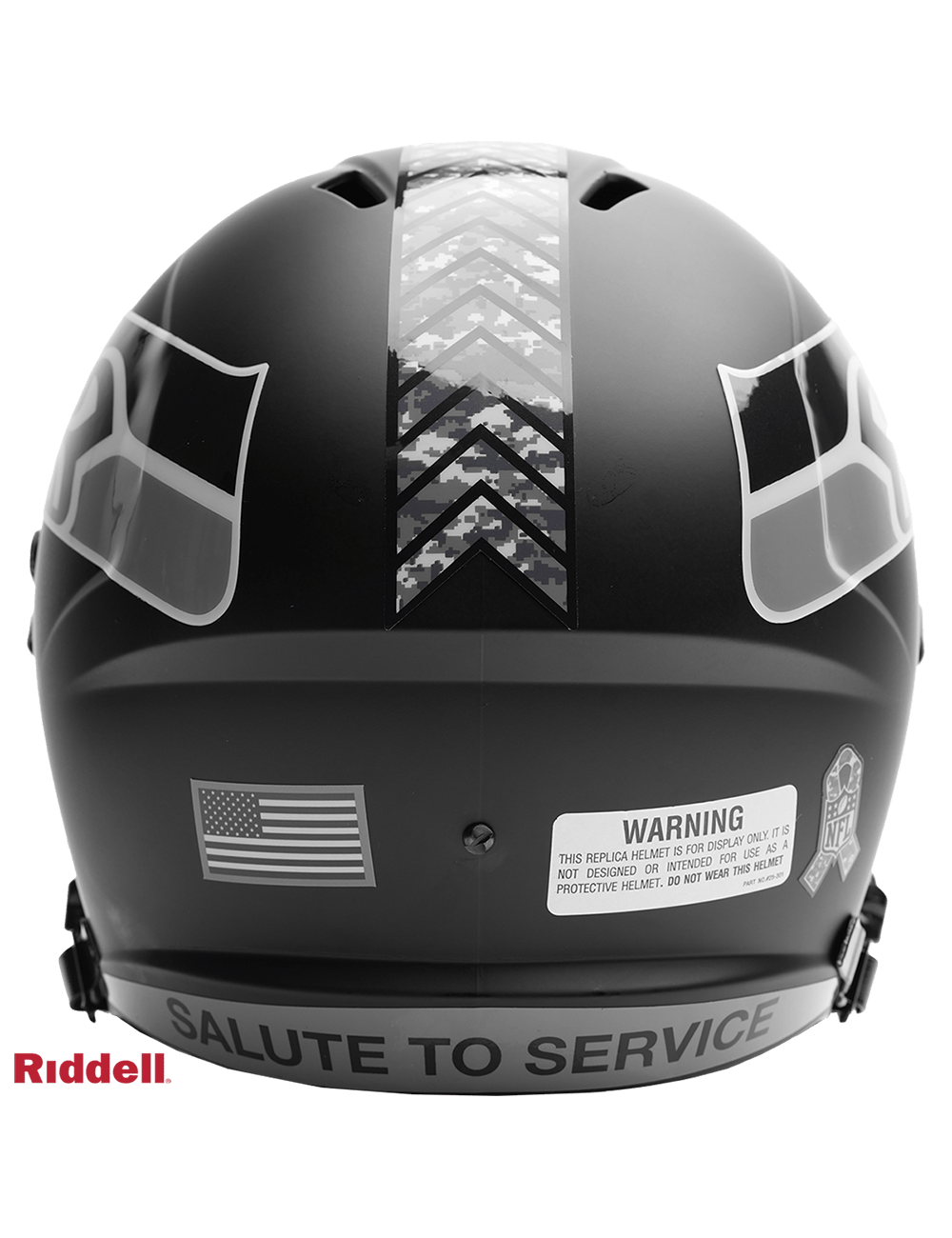 Riddell Helmets Seattle Seahawks Riddell NFL 26 Salute To Service Speed Replica Full Size Helmet