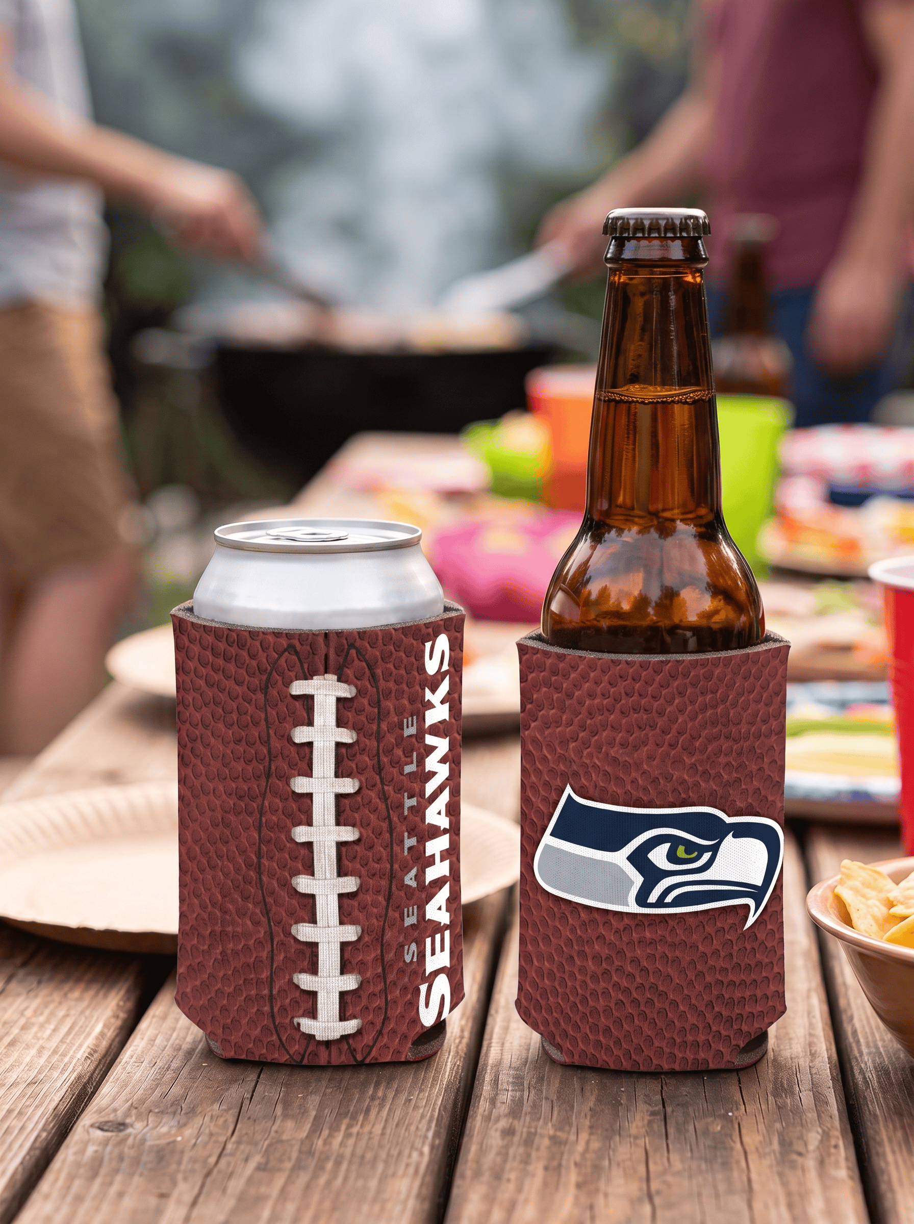 Wincraft Accessories Seattle Seahawks Wincraft NFL Football Can Cooler/Stubby Holder
