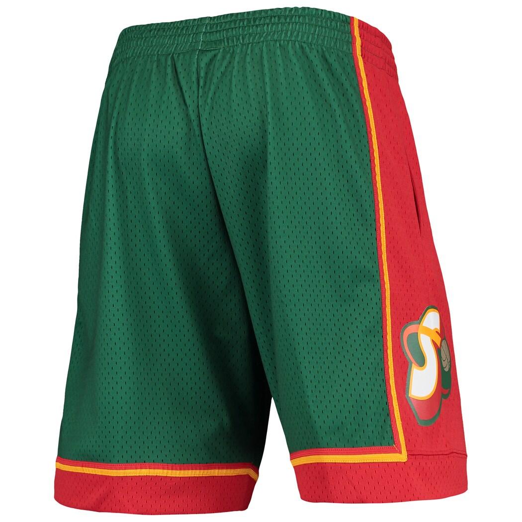 Mitchell And Ness Shorts Seattle Supersonics Mitchell & Ness NBA 95-96 Swingman Shorts  - Green