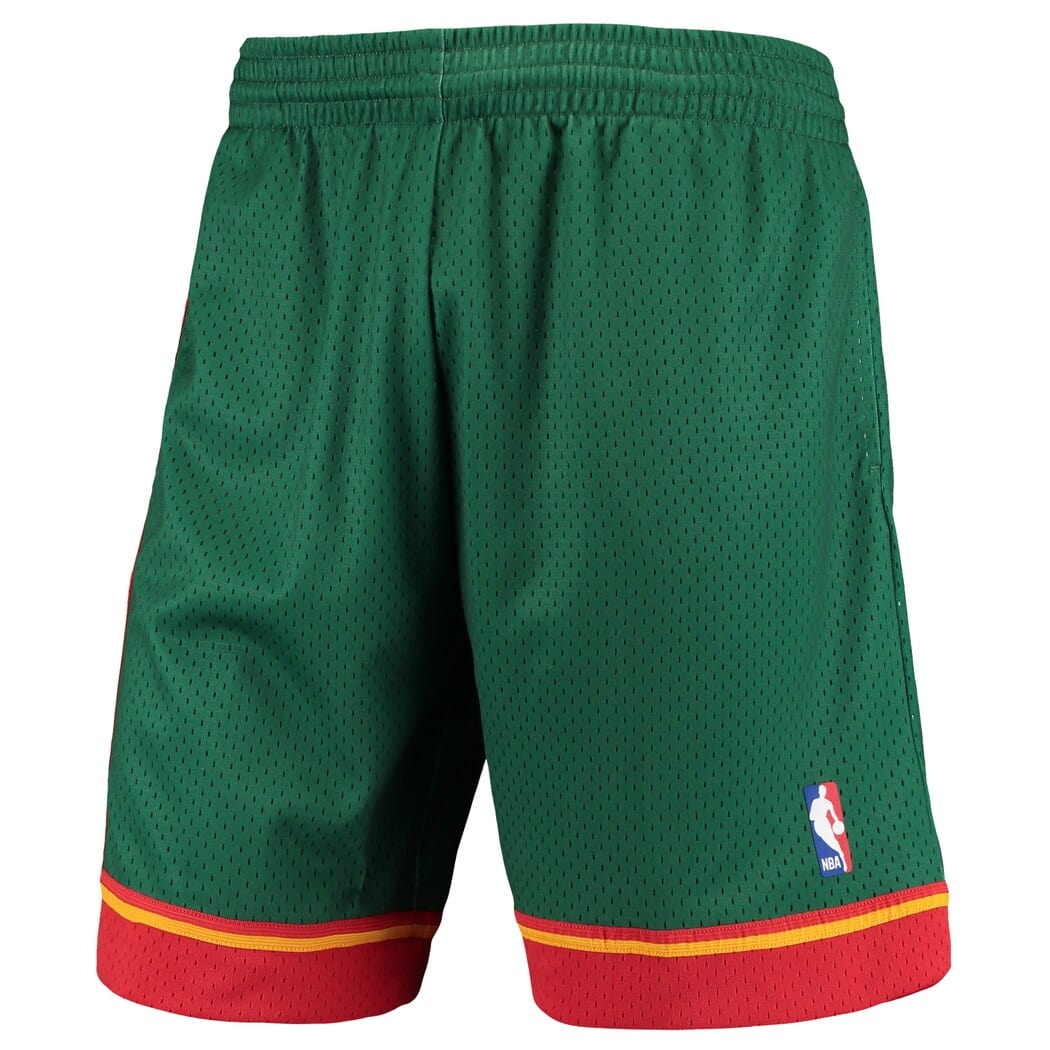 Mitchell And Ness Shorts Seattle Supersonics Mitchell & Ness NBA 95-96 Swingman Shorts  - Green