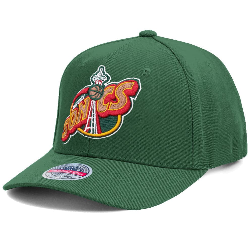 Mitchell And Ness Caps Seattle Supersonics Mitchell & Ness NBA HWC Snapback Hat - Green