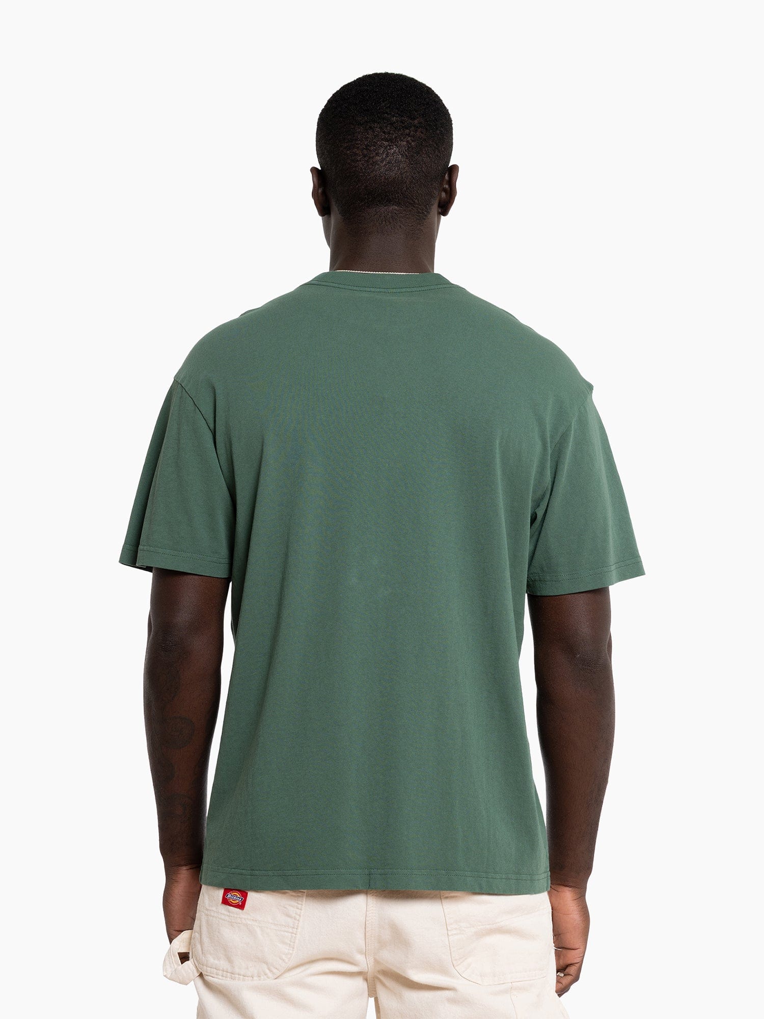 Mitchell And Ness T-Shirts Seattle Supersonics Mitchell & Ness NBA Tri Logo Vintage T-Shirt - Faded Green