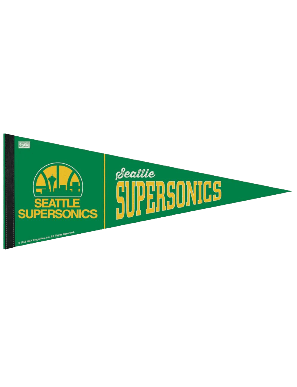 Wincraft Accessories Seattle Supersonics Wincraft NBA HWC 12 x 30" Premium Felt Pennant