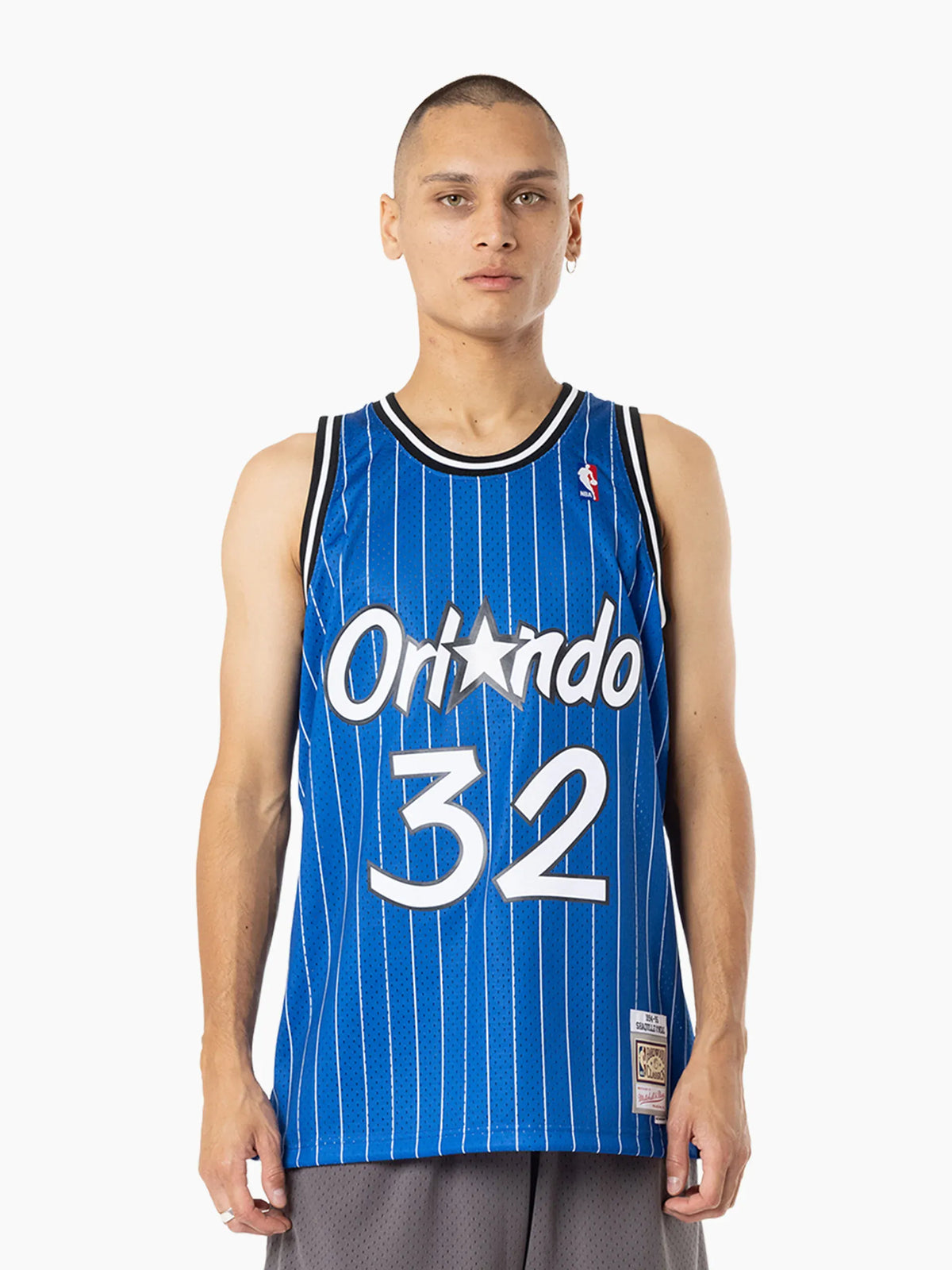 Mitchell And Ness Jerseys Shaquille O'Neal Orlando Magic Mitchell & Ness NBA 94-95 Alt HWC Swingman Jersey - Blue