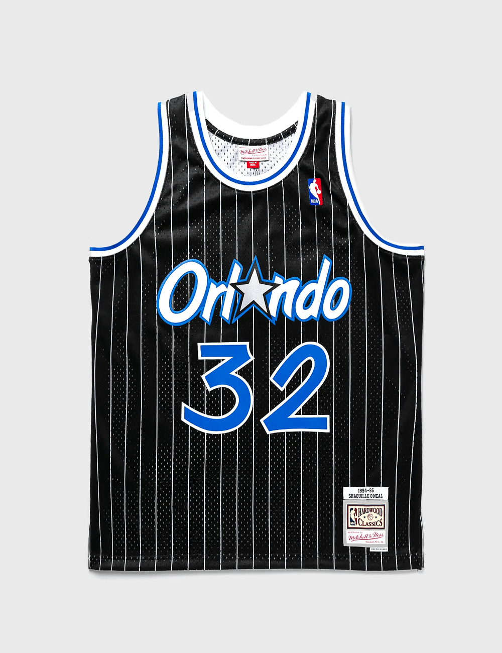 Mitchell And Ness Jerseys Shaquille O'Neal Orlando Magic Mitchell & Ness NBA 94-95 HWC Swingman Jersey - Black