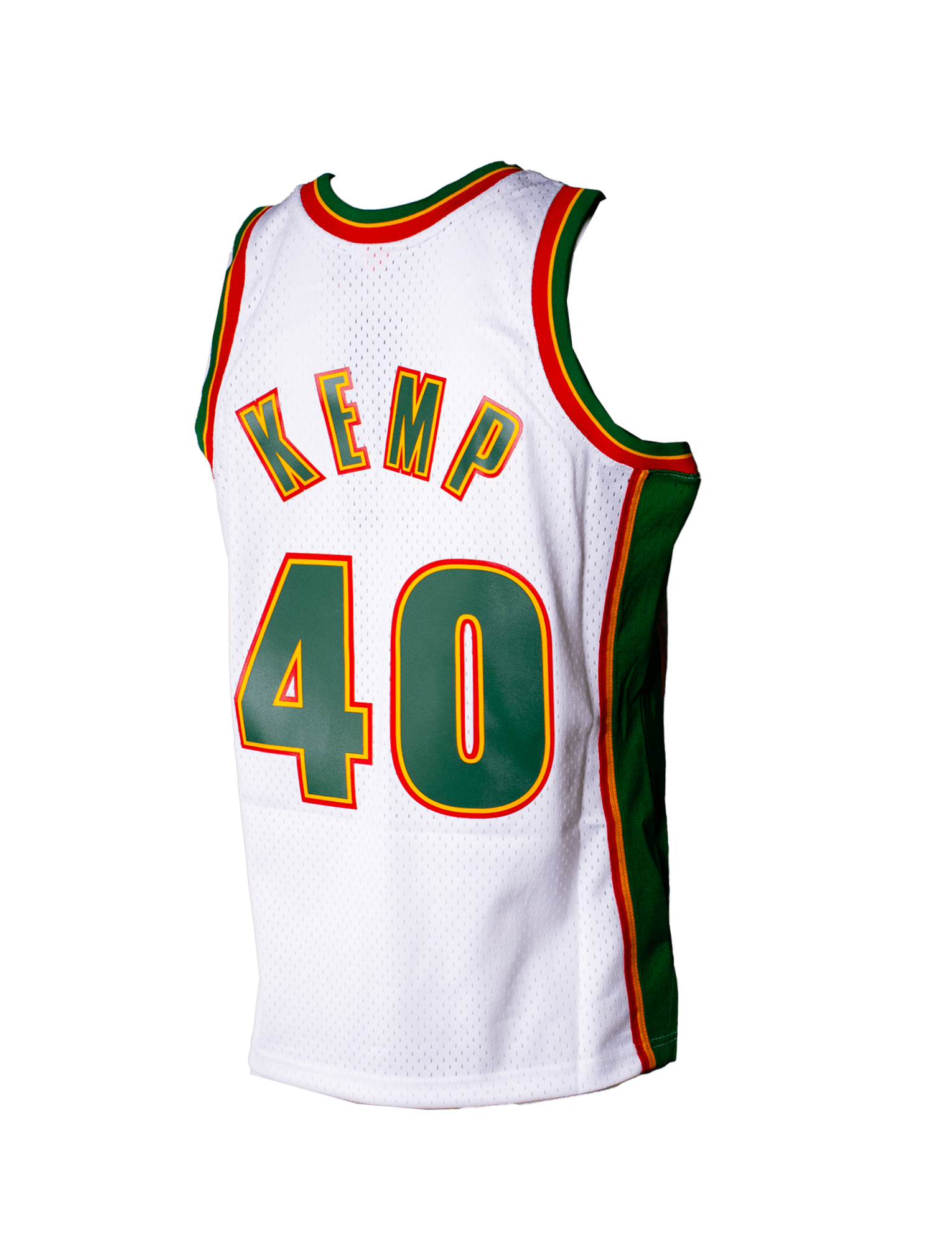 Mitchell And Ness Jerseys Shawn Kemp Seattle Supersonics Mitchell & Ness NBA 95-96 Swingman Jersey - White