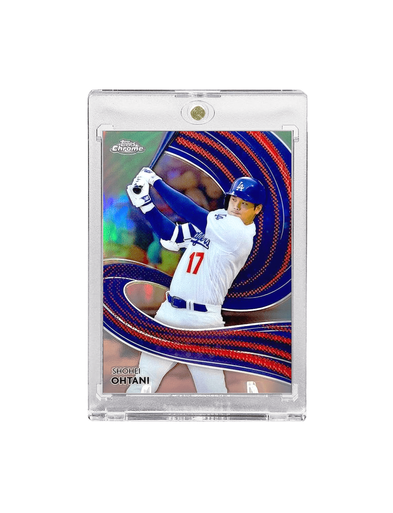 Topps Cards Shohei Ohtani Los Angeles Dodgers Topps MLB Chrome 24 Strokes Insert Card