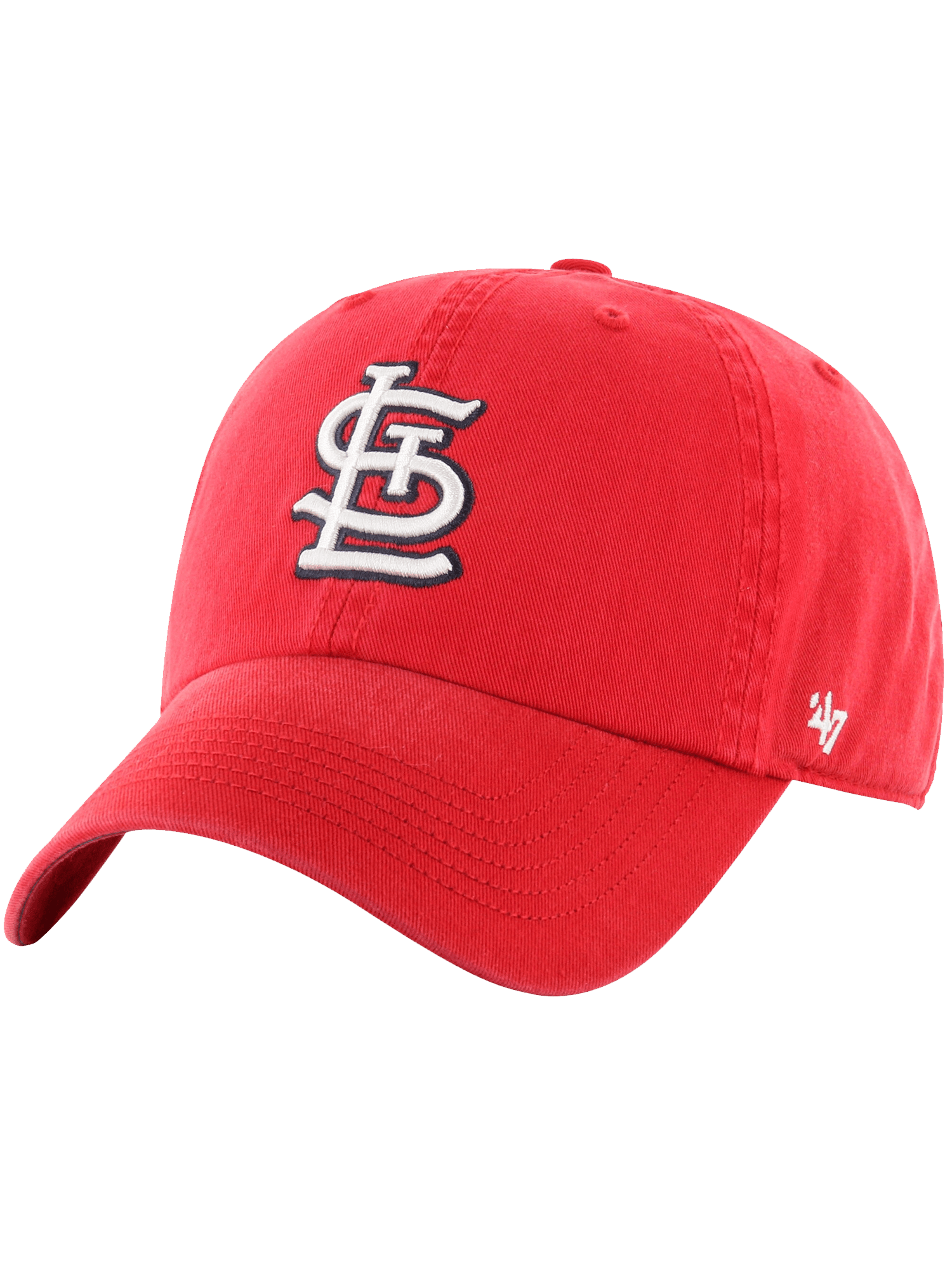 47 Brand Caps St Louis Cardinals '47 MLB Team Clean Up Strapback Hat - Red