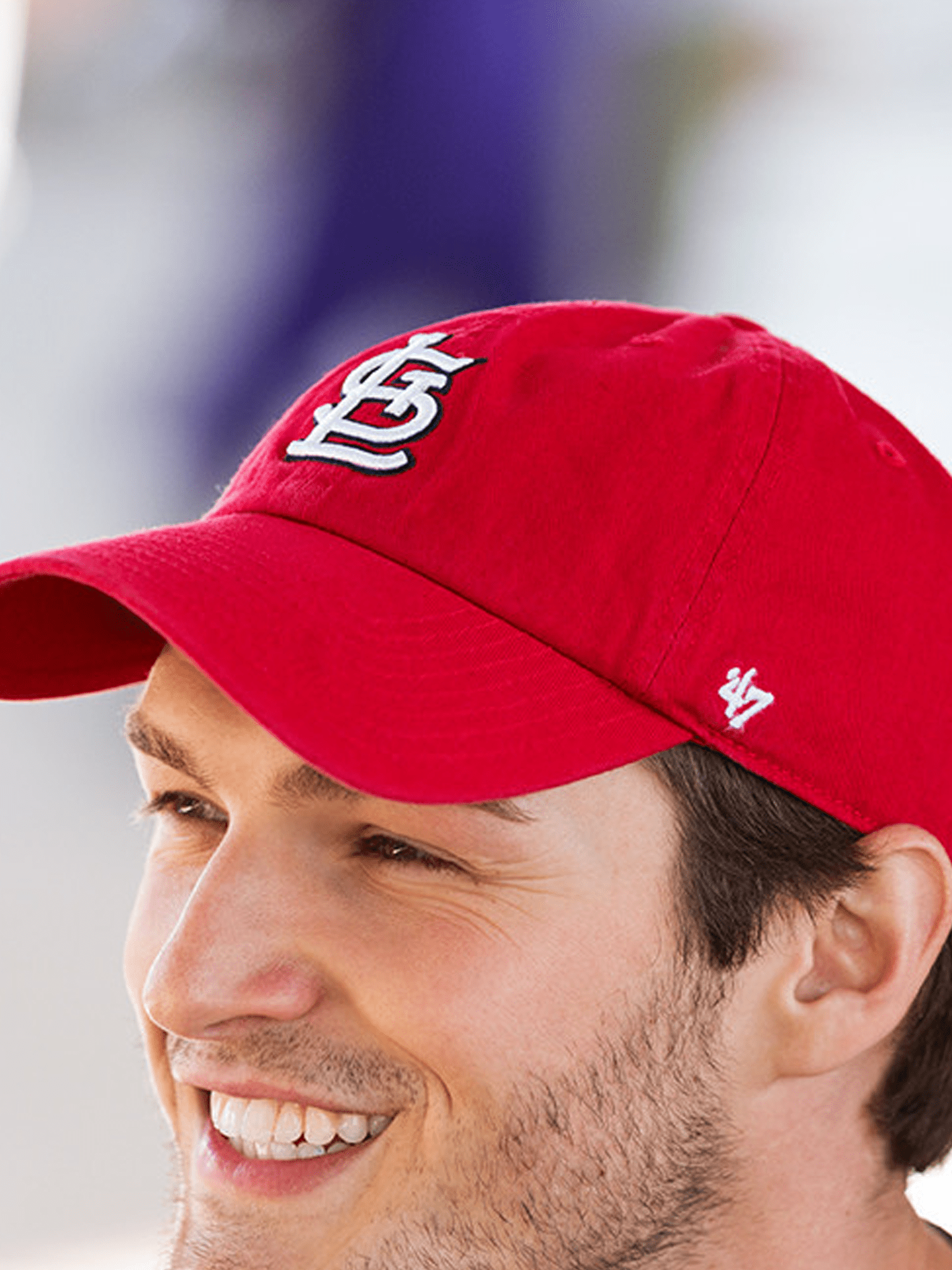 47 Brand Caps St Louis Cardinals '47 MLB Team Clean Up Strapback Hat - Red