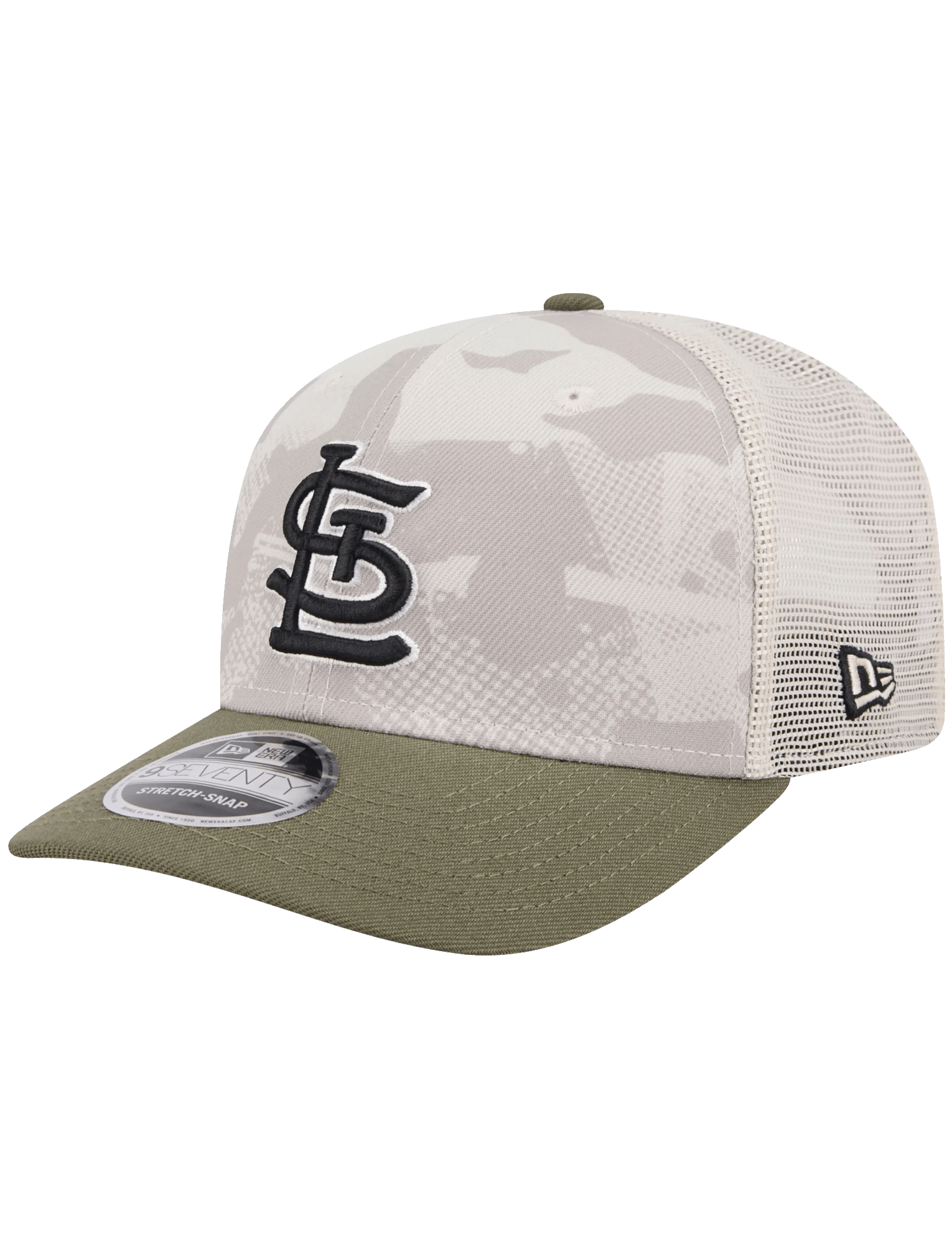 New Era Caps St Louis Cardinals New Era MLB Armed Forces 2025 9SEVENTY Stretch-Snapback Hat