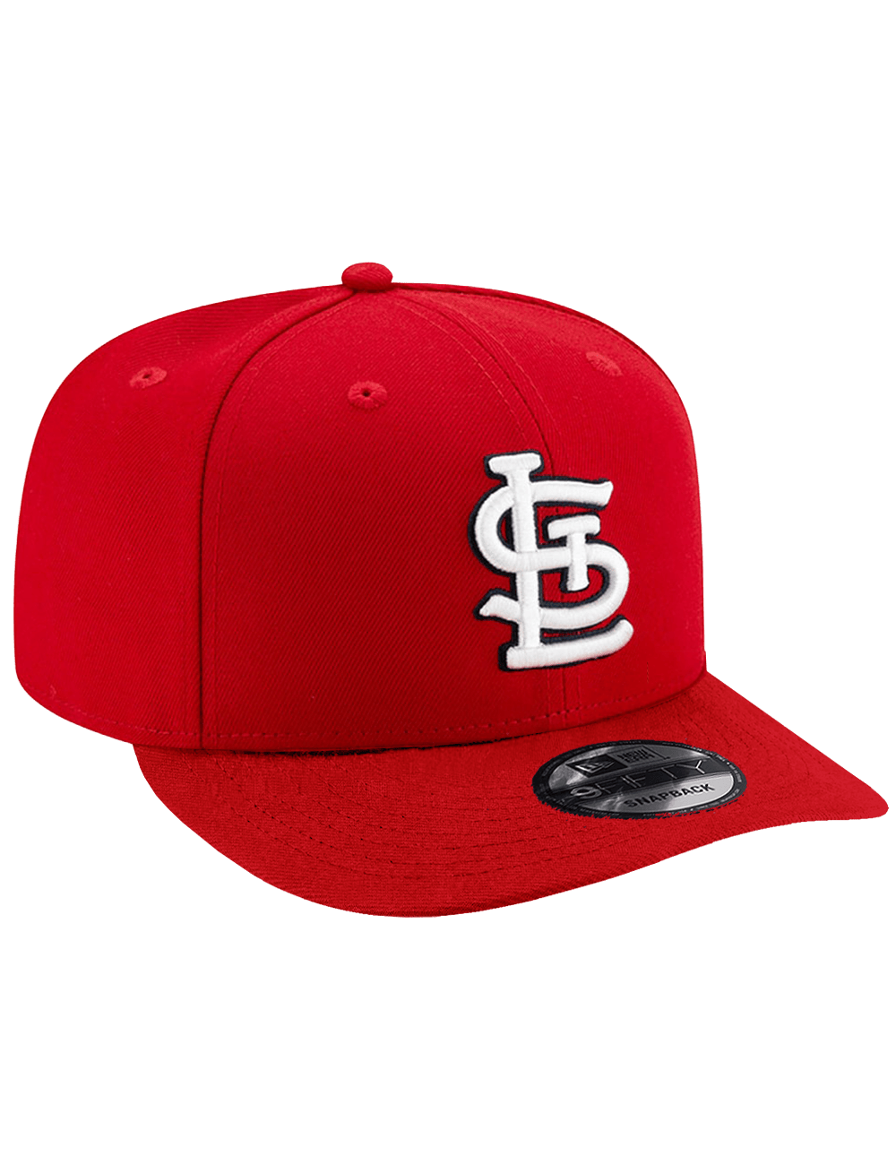 New Era Caps OSFA St Louis Cardinals New Era MLB Team 9FIFTY Pre-Curved Snapback Hat - Red