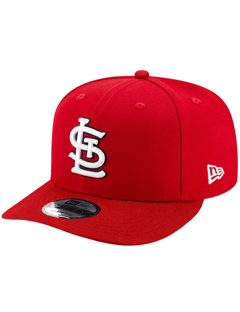 New Era Caps OSFA St Louis Cardinals New Era MLB Team 9FIFTY Pre-Curved Snapback Hat - Red