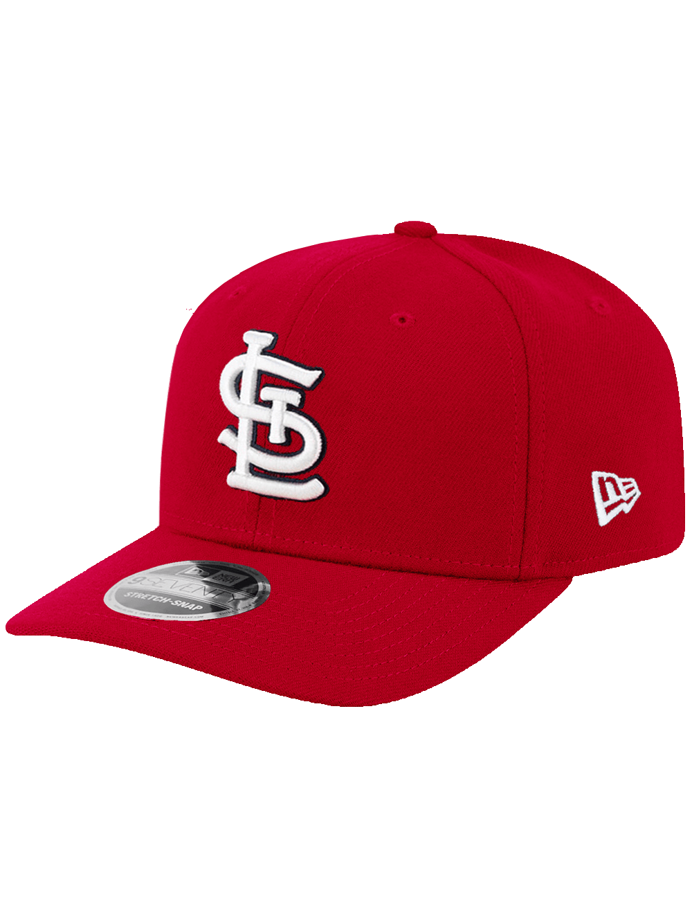 New Era Caps OSFA St Louis Cardinals New Era MLB Team 9SEVENTY Stretch Snapback Hat - Red