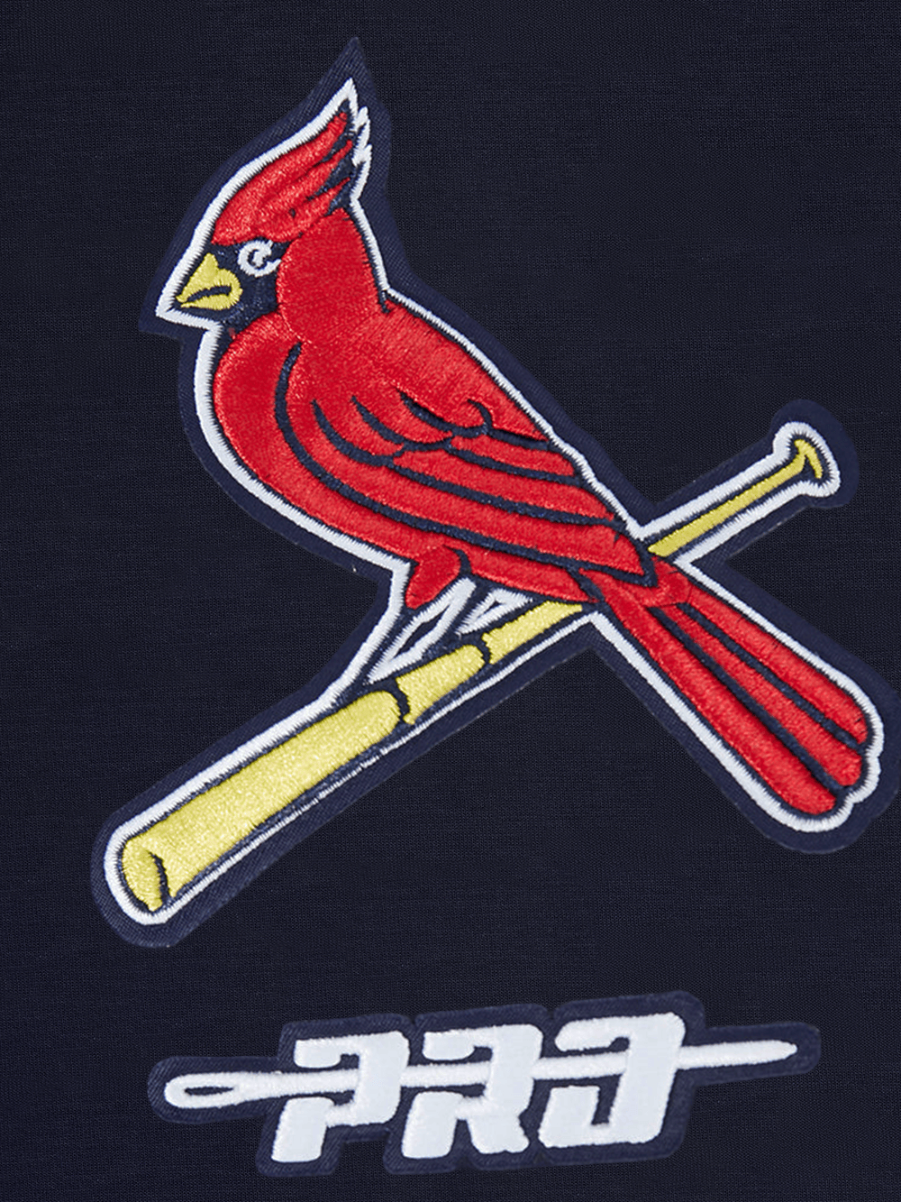 Pro Standard T-Shirts St. Louis Cardinals Pro Standard MLB Team Classic Chenille Flex T-Shirt - Navy