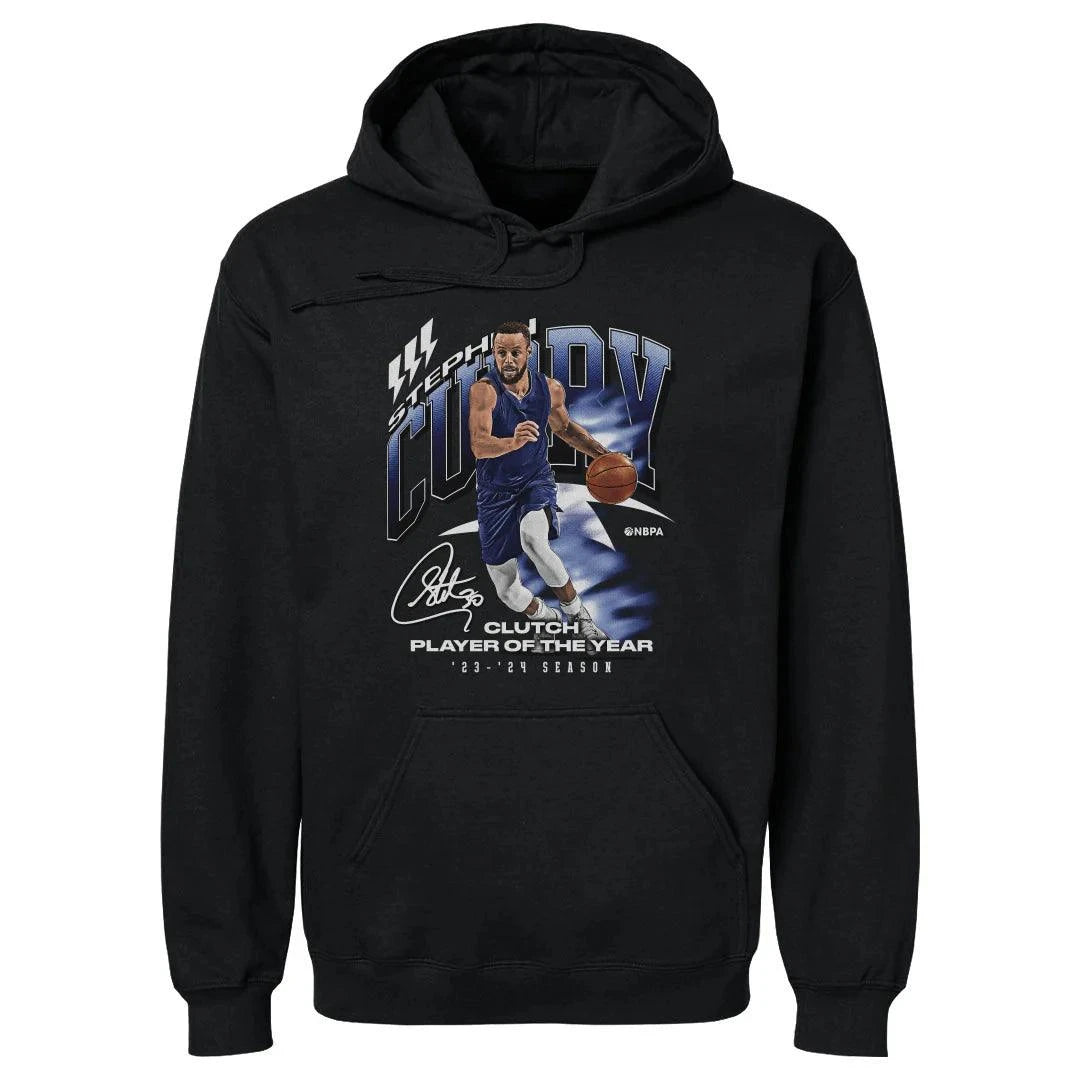 500 Level Jumpers Steph Curry Golden State Warriors 500 Level NBA Clutch Award Hoodie Jumper - Black