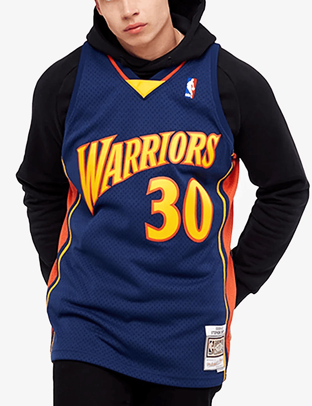 Mitchell And Ness Jerseys Steph Curry Golden State Warriors Mitchell & Ness NBA 09 Road HWC Swingman Jersey - Navy