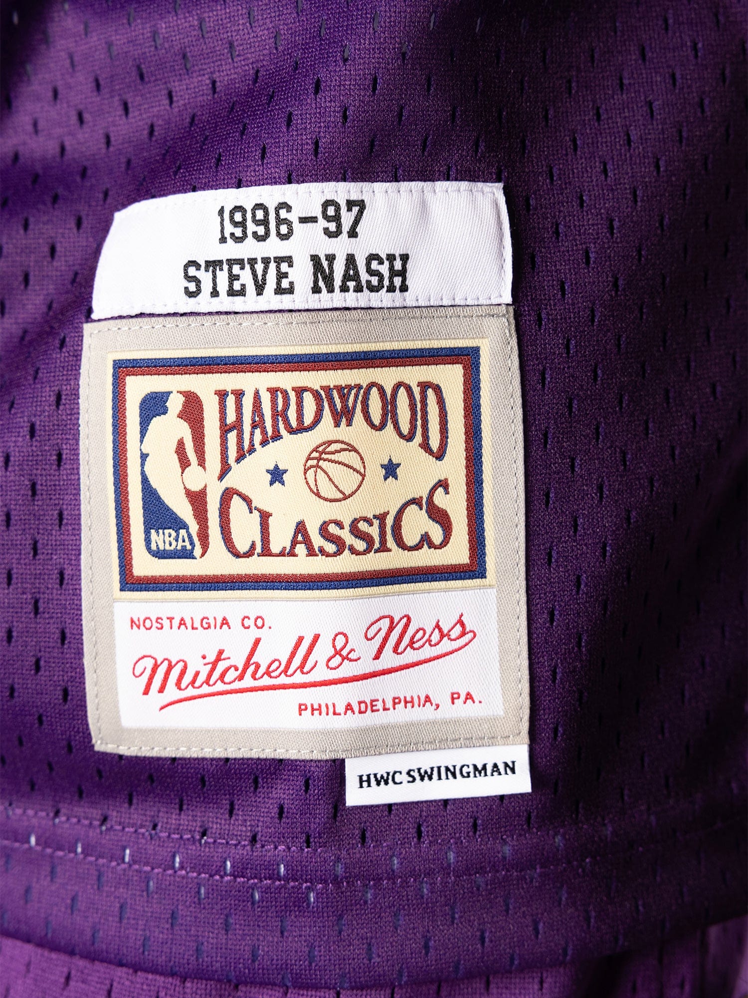 Mitchell And Ness Jerseys Steve Nash Phoenix Suns Mitchell & Ness NBA 96-97 Swingman Jersey - Purple