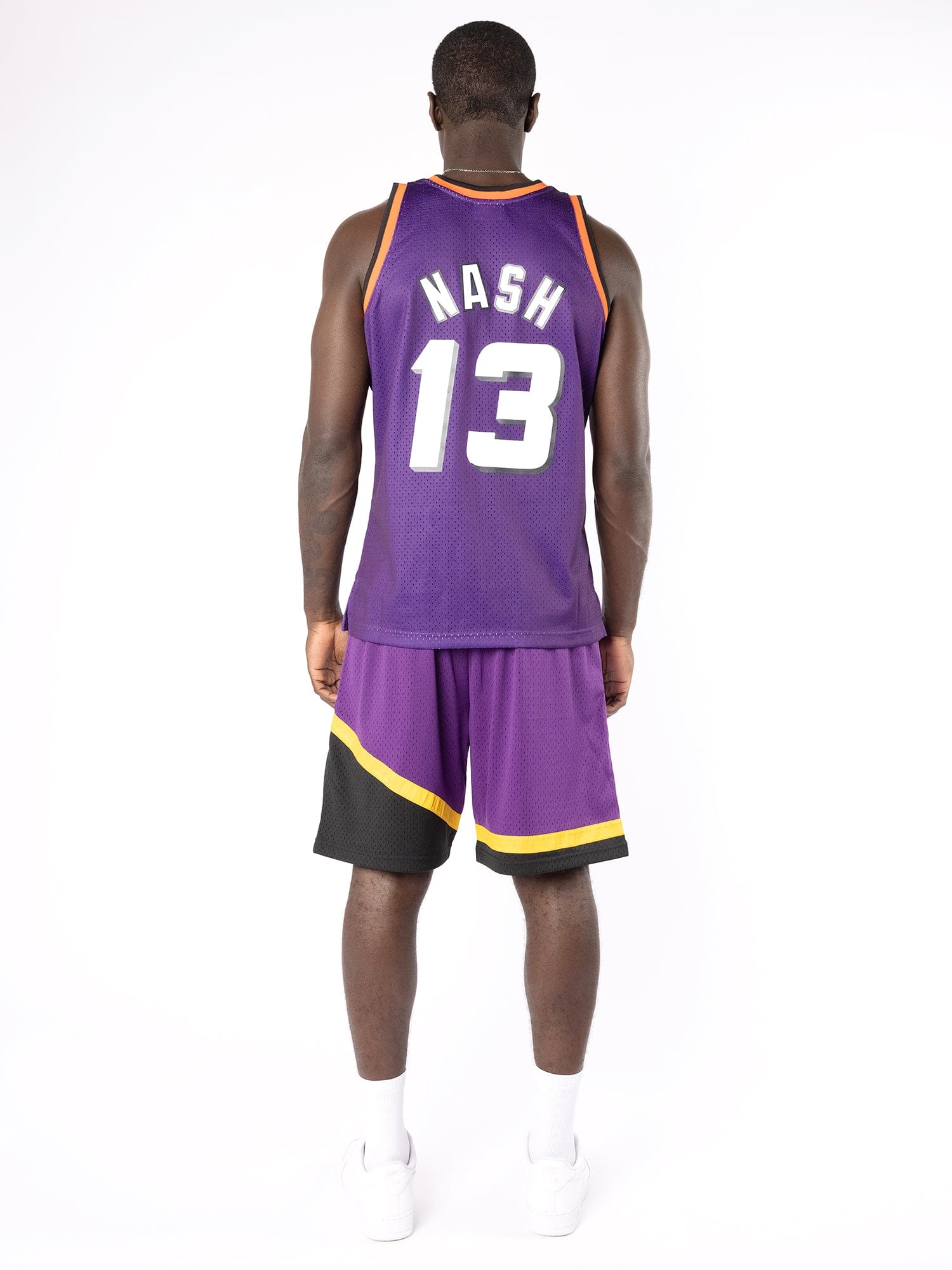 Mitchell And Ness Jerseys Steve Nash Phoenix Suns Mitchell & Ness NBA 96-97 Swingman Jersey - Purple