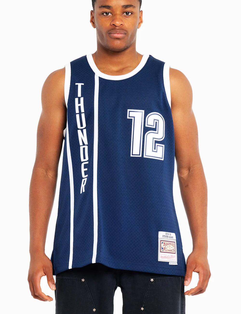 Mitchell And Ness Jerseys Steven Adams Oklahoma City Thunder Mitchell & Ness NBA 15-16 Swingman Jersey - Navy