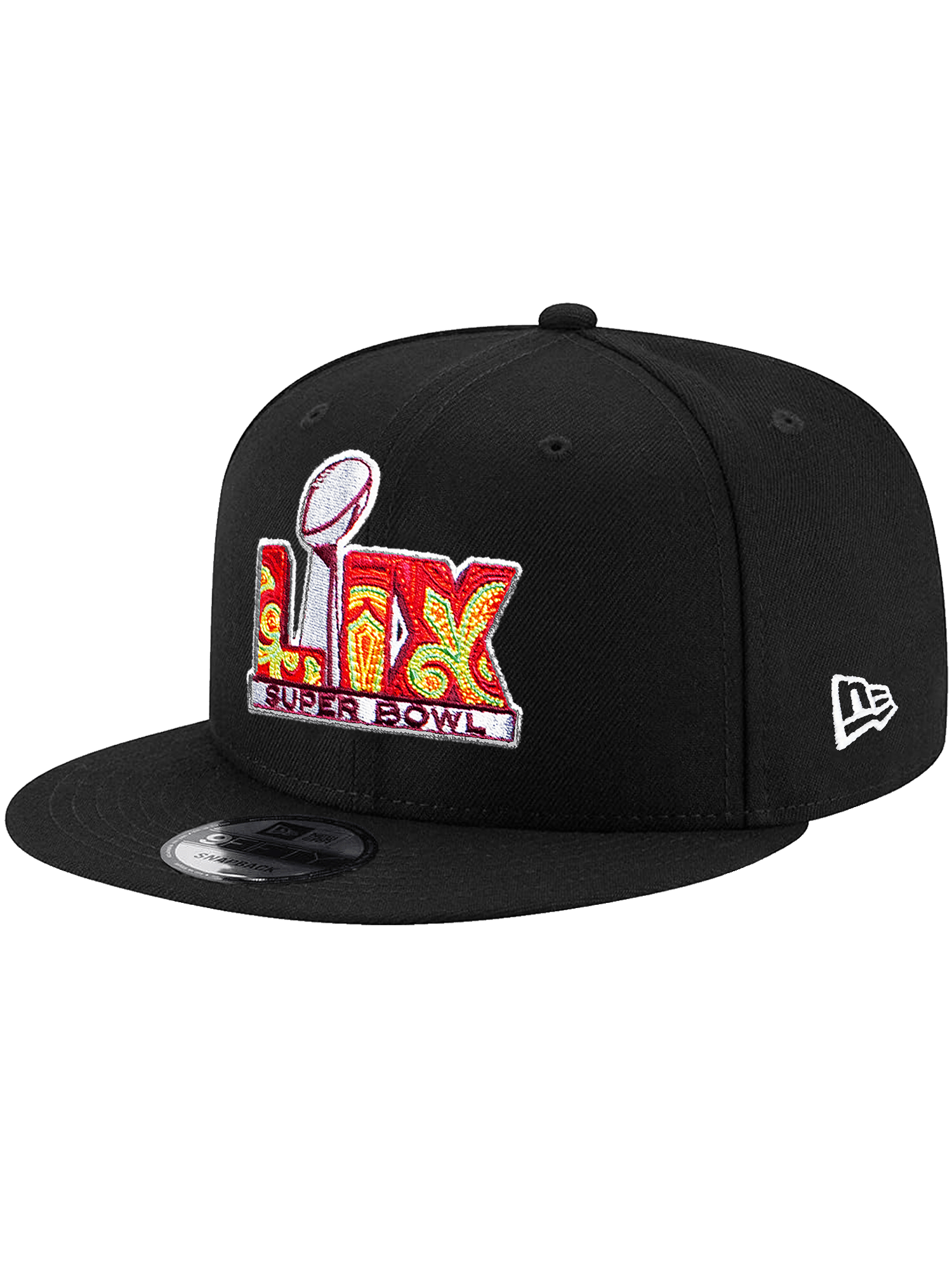 New Era Caps Super Bowl LIX New Era NFL Logo 9FIFTY Snapback Hat - Black